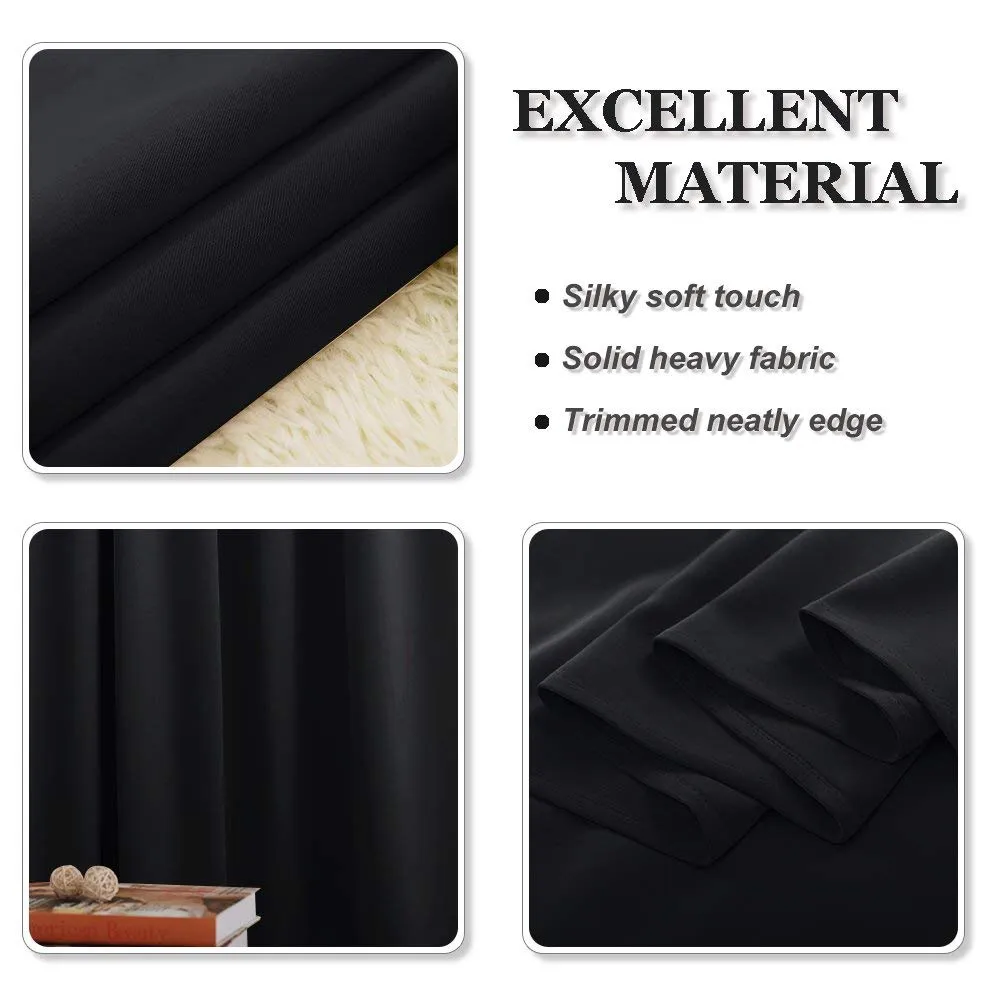 PONY DANCE Tenda Oscurante Termica da Interno, Nero, 200x210 cm, 1 Pannello - immagine 7