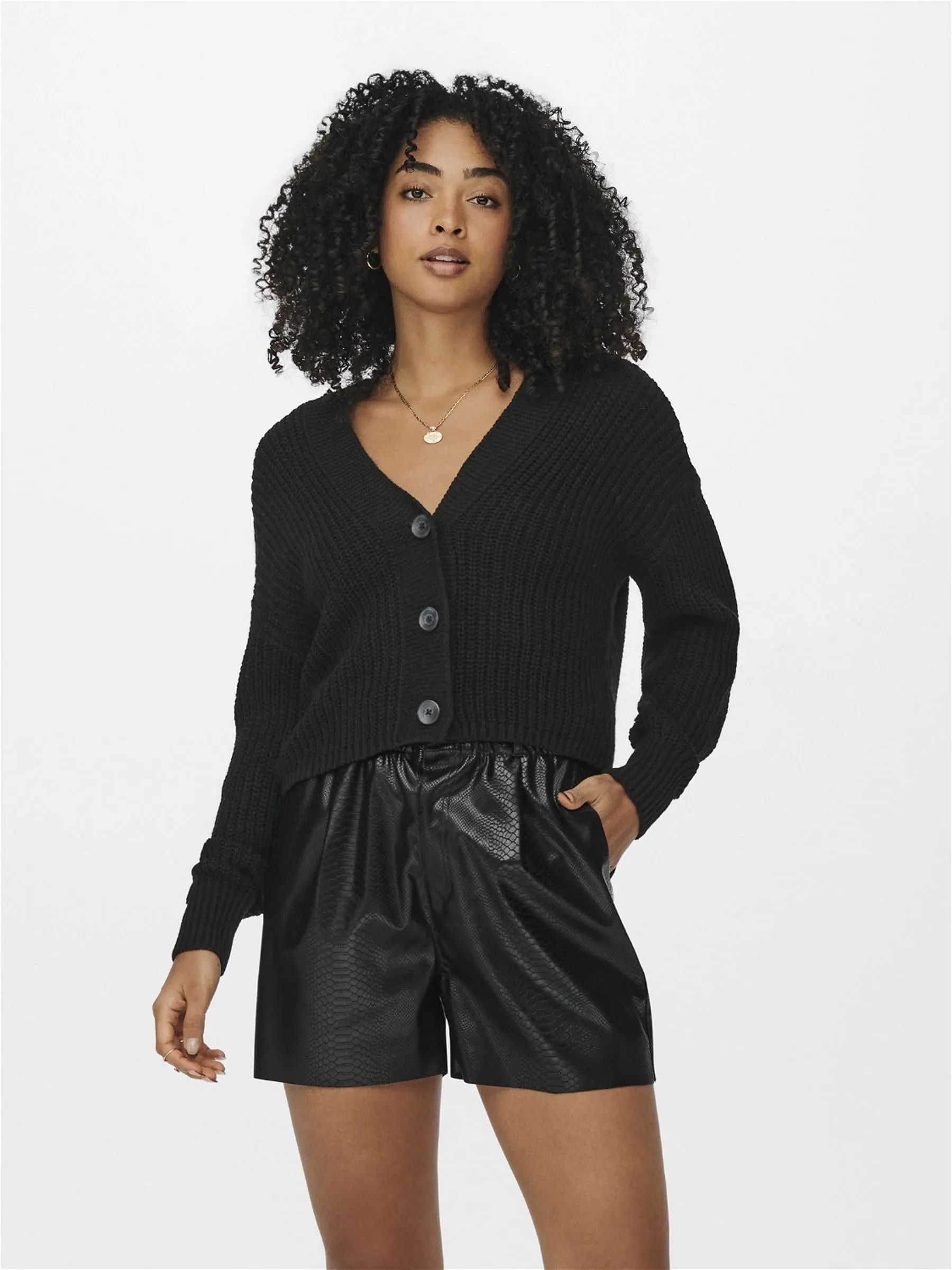 ONLY ONLCAROL Cardigan - Nero - M - immagine 2