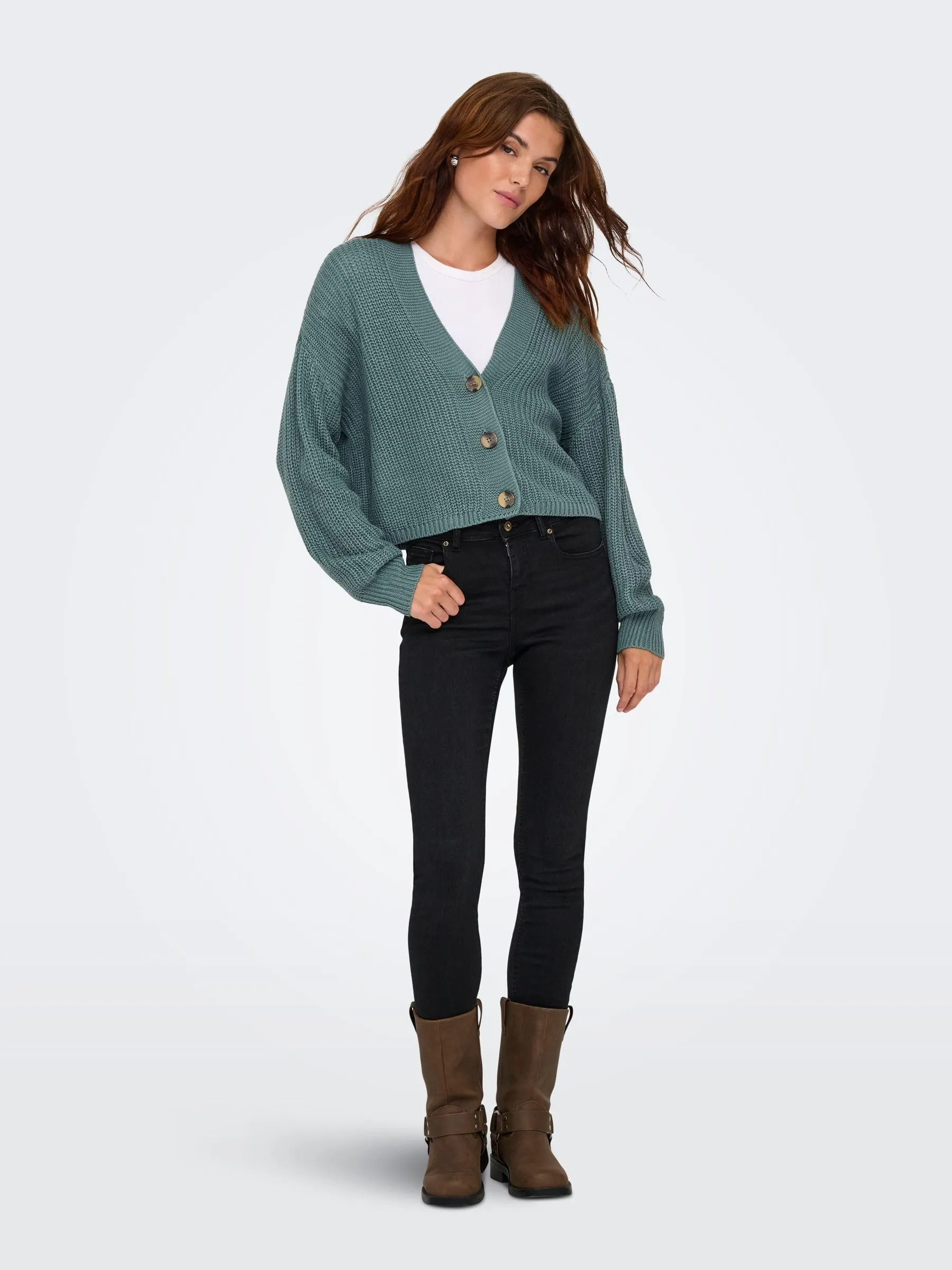 ONLY ONLCAROL Cardigan - Nero - M - immagine 7