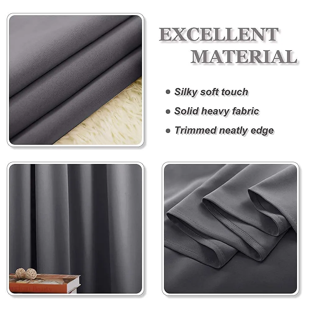 PONY DANCE Tenda Oscurante Termica da Interno, 132 x 210 cm, Grigio - immagine 8