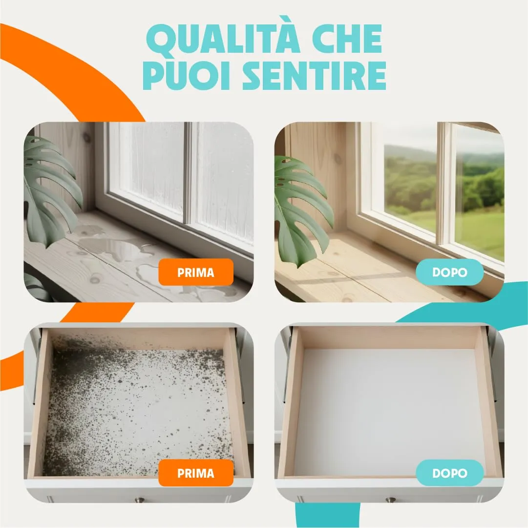 Siamo Sacchetti Deumidificatori Antimuffa, 5 Pezzi - immagine 8