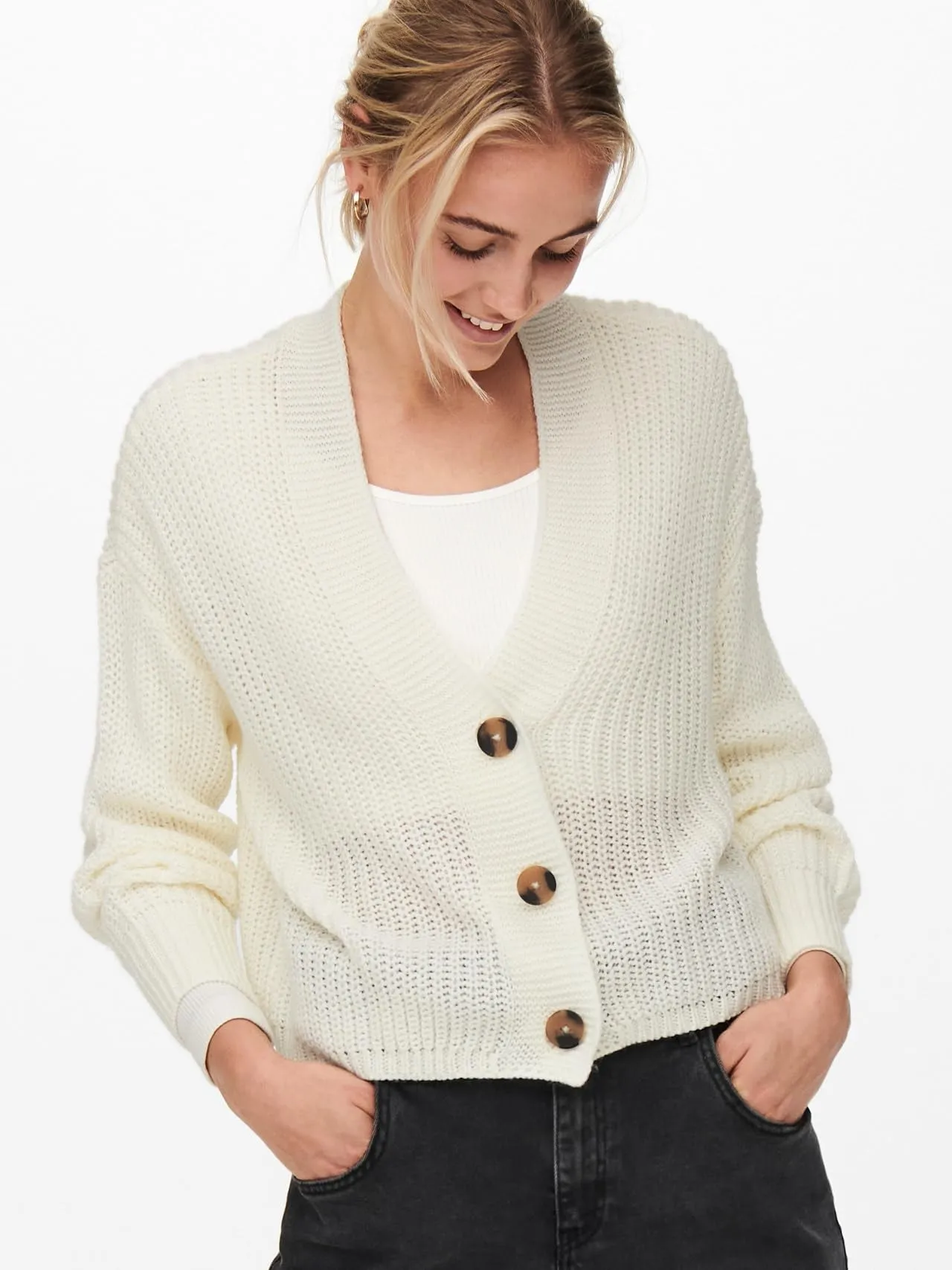 ONLY OnlCarol Cardigan Rosa XS - immagine 4
