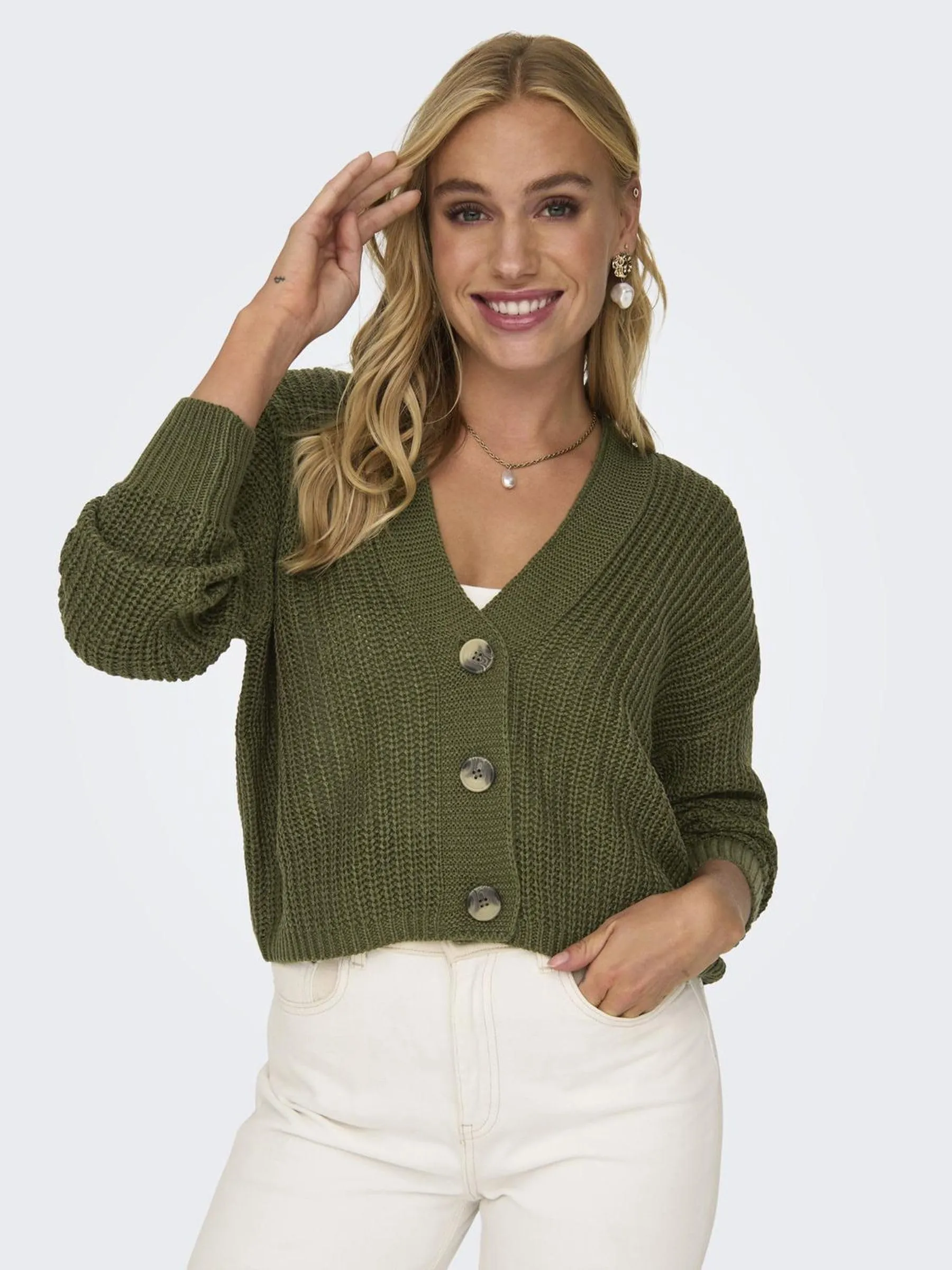 ONLY Onlcarol Cardigan - Winter Moss, XS - immagine 6