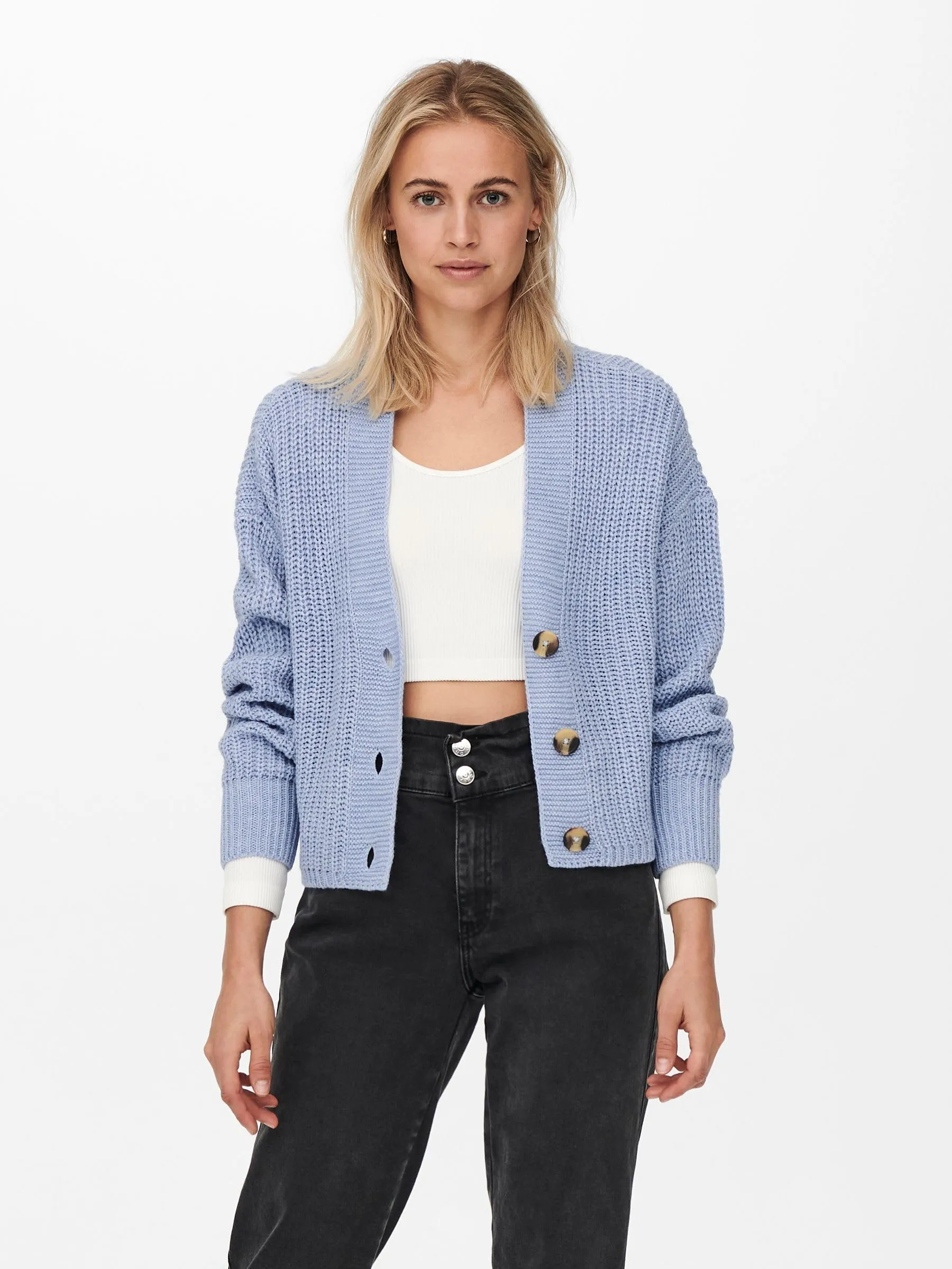 ONLY OnLCAROL Cardigan Blue Heron S - immagine 3