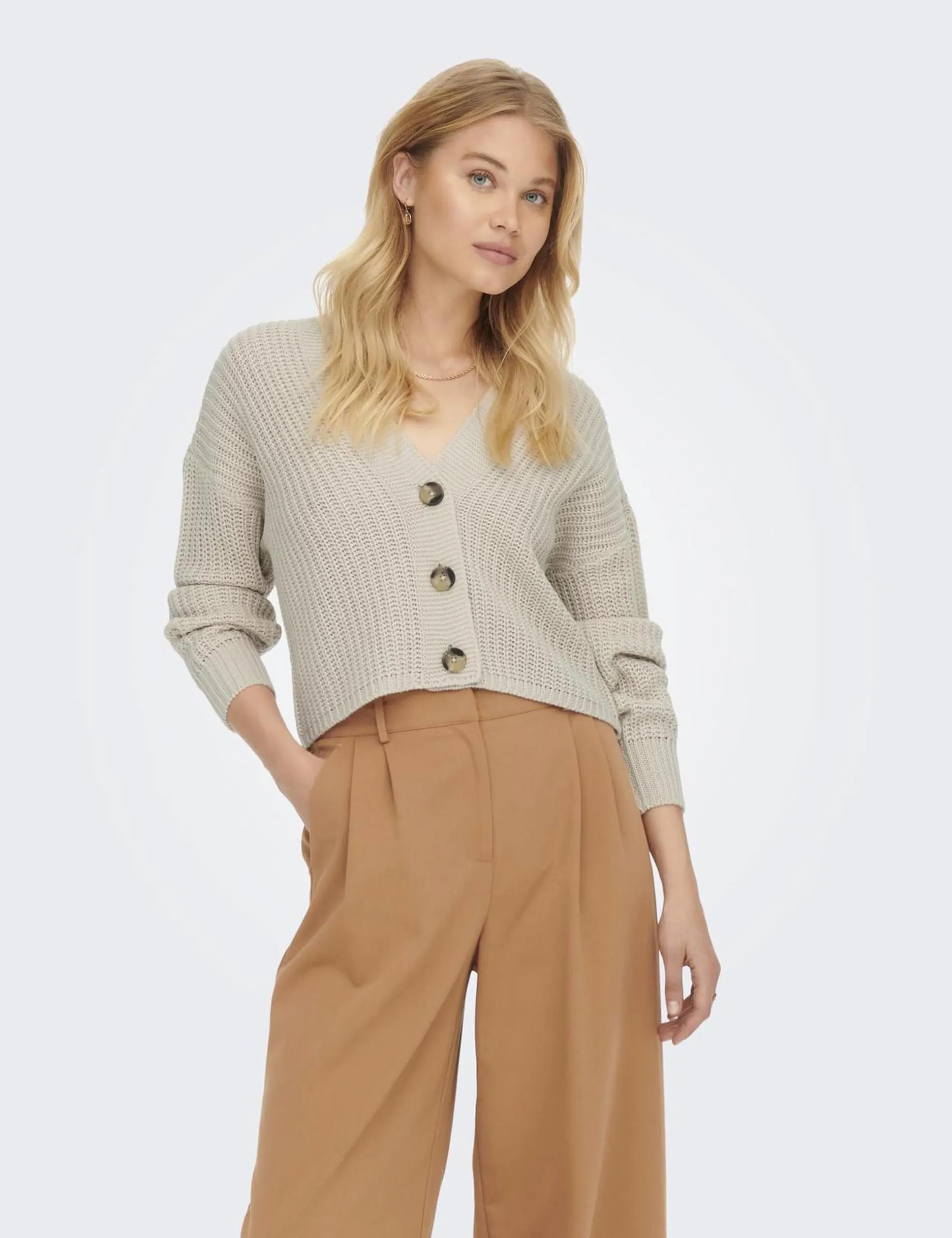 ONLY Carol Cardigan - Beige - S - immagine 2