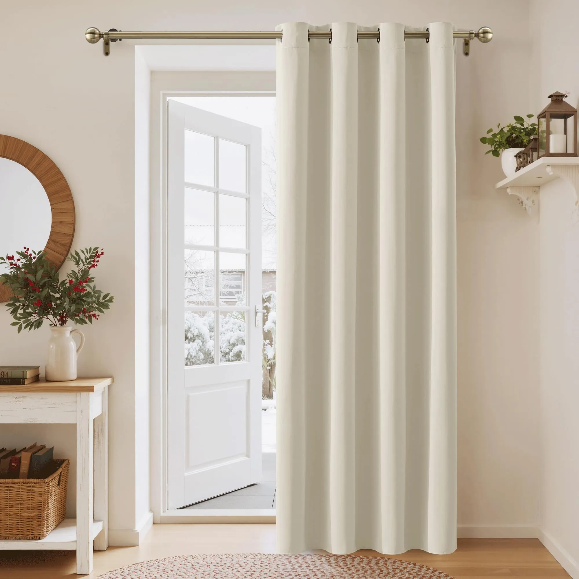PONY DANCE Tenda Oscurante Termica da Interno, 140 x 240 cm, Beige Chiaro - immagine 4
