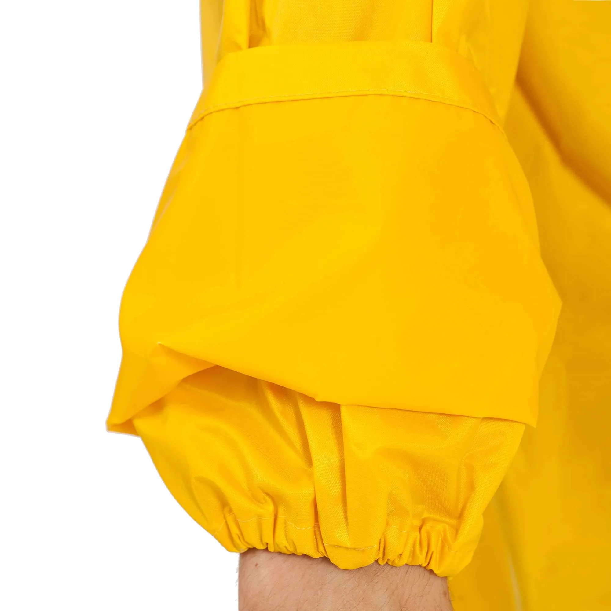 BWOLF Himalaya Tuta Antipioggia Moto con Giacca e Pantaloni, Giallo, 3XL - immagine 5
