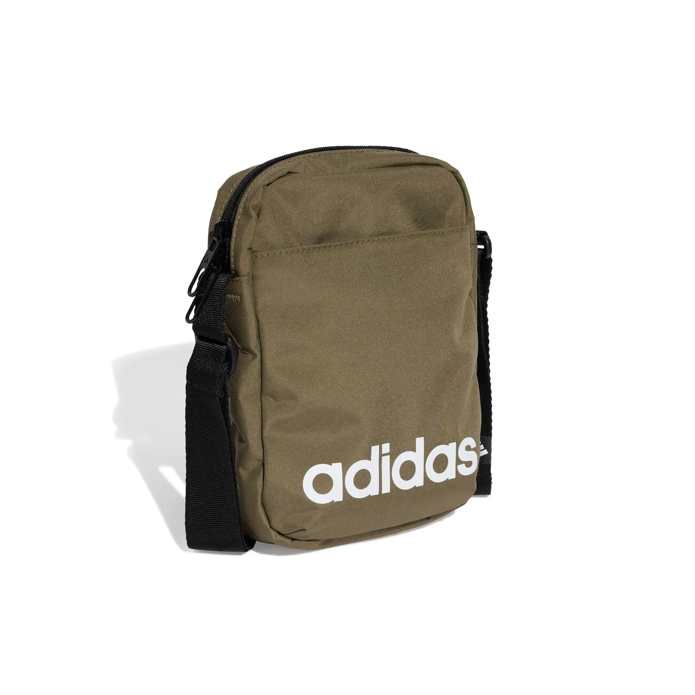 adidas Linear Organizer Waist Pack, Olive Strata/Black/White, One Size - immagine 3