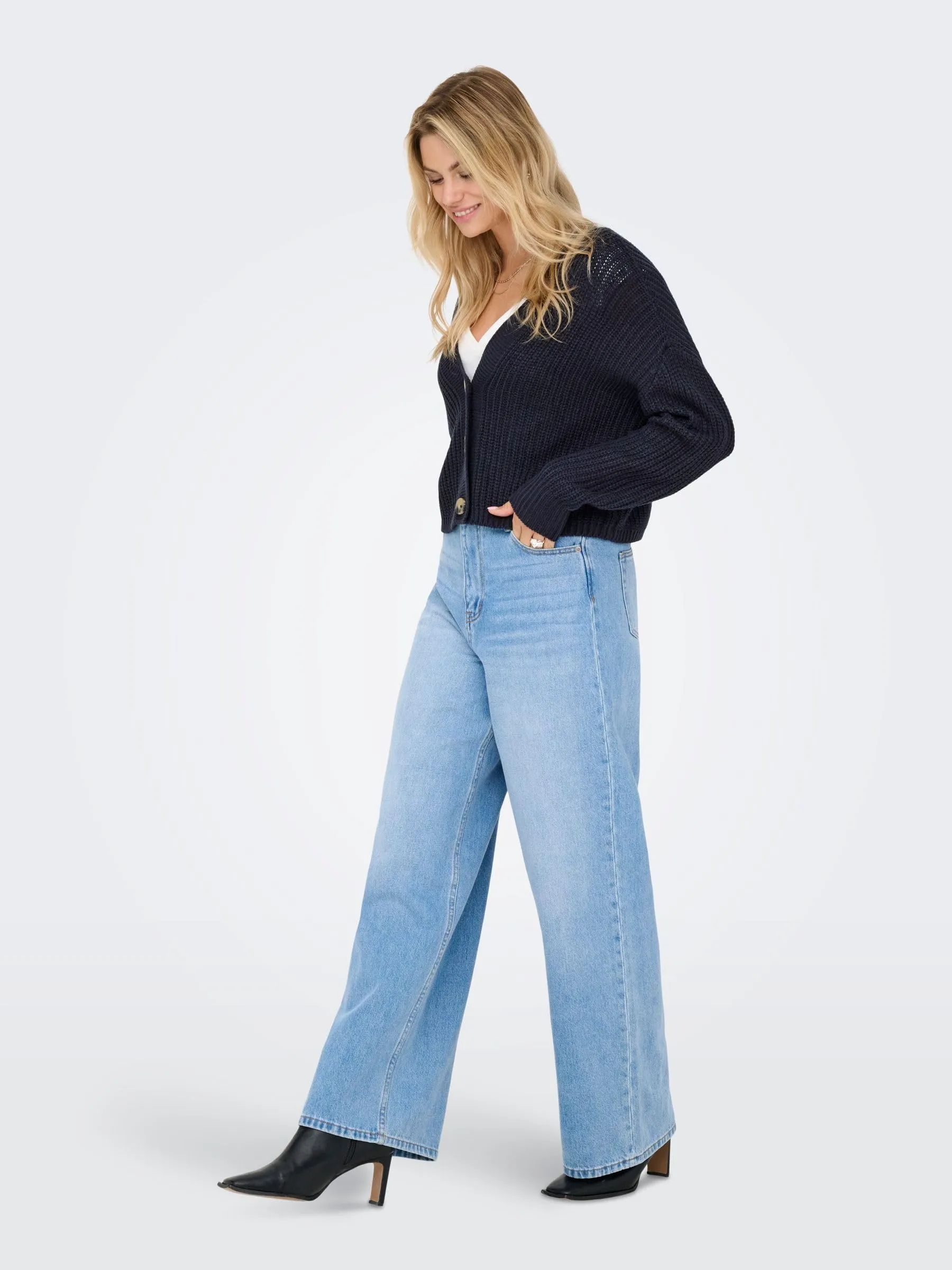 ONLY OnLCarol Cardigan Blu S - immagine 3