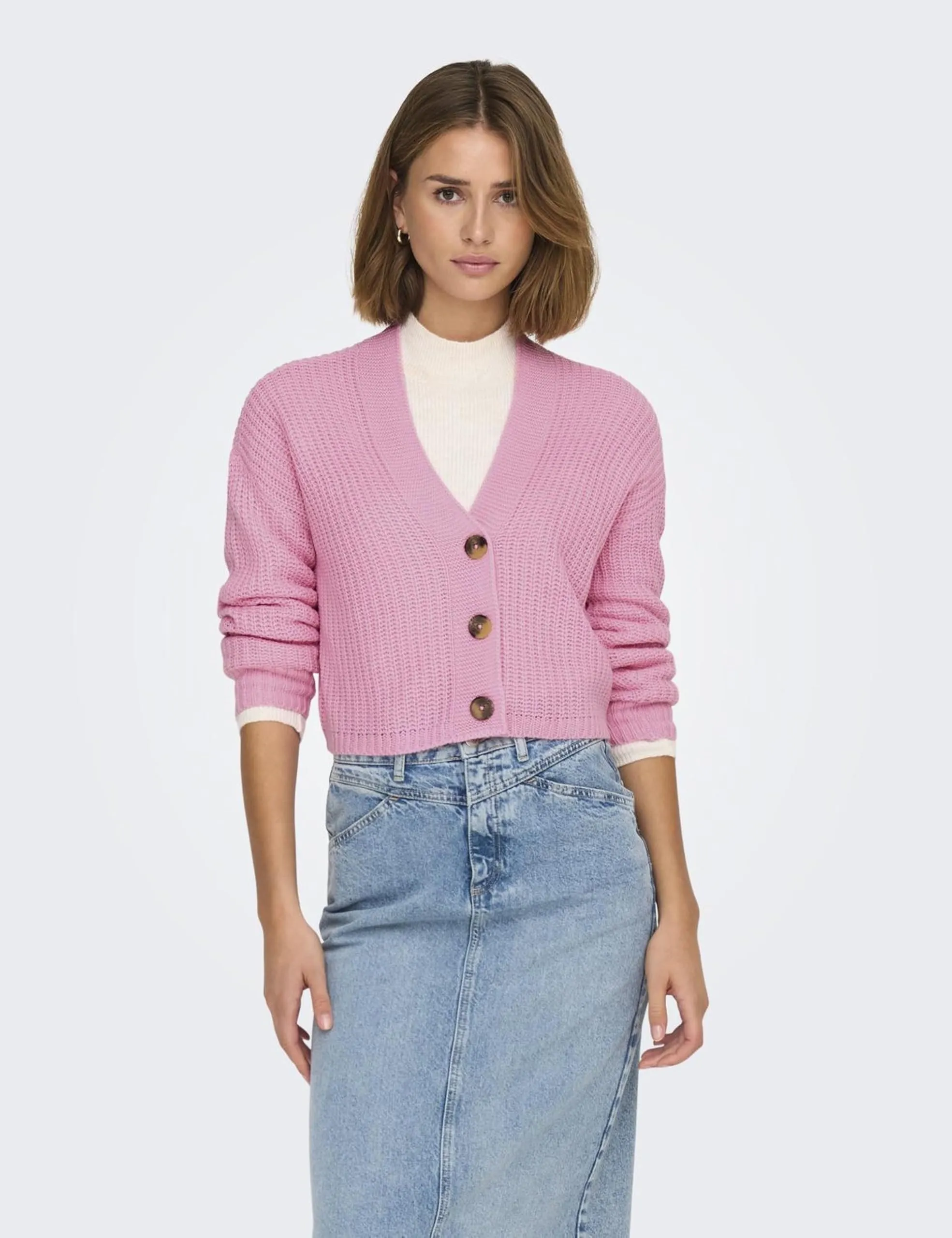 ONLY Onlcarol Cardigan Prism Pink XS - immagine 2