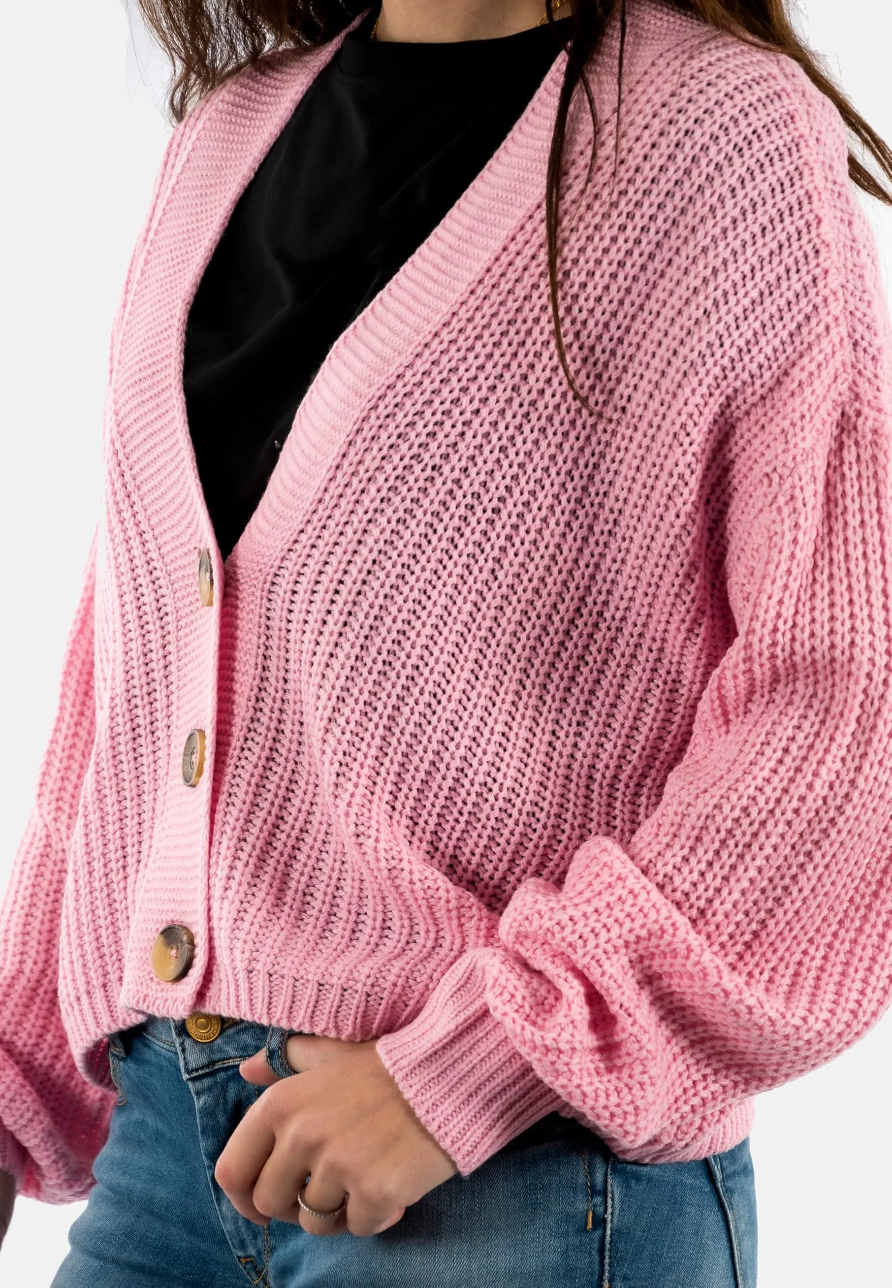 ONLY OnLCAROL Cardigan Prism Pink M - immagine 3