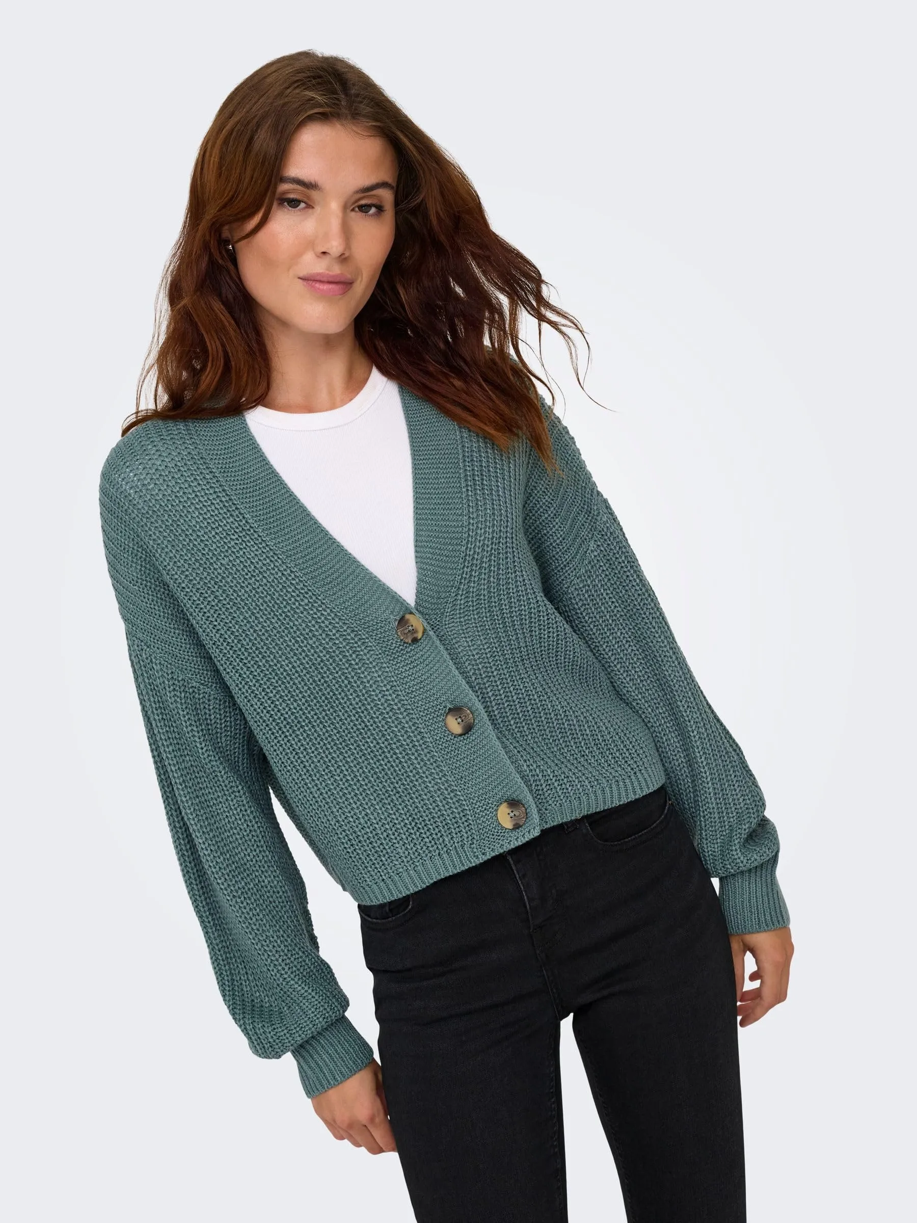 ONLY Carol Cardigan Rossa XS - immagine 9