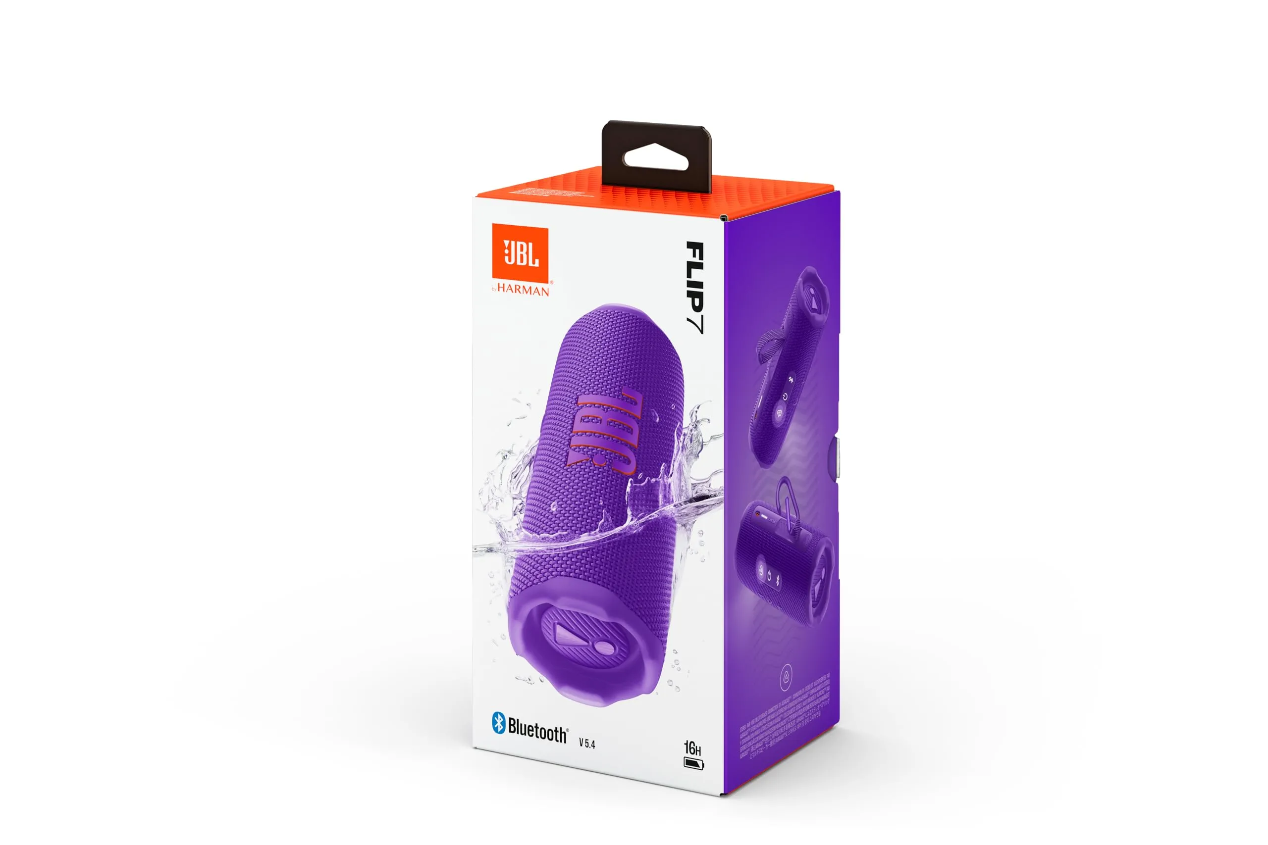 JBL Flip 7 Altoparlante Bluetooth Portatile Impermeabile, Viola - immagine 11