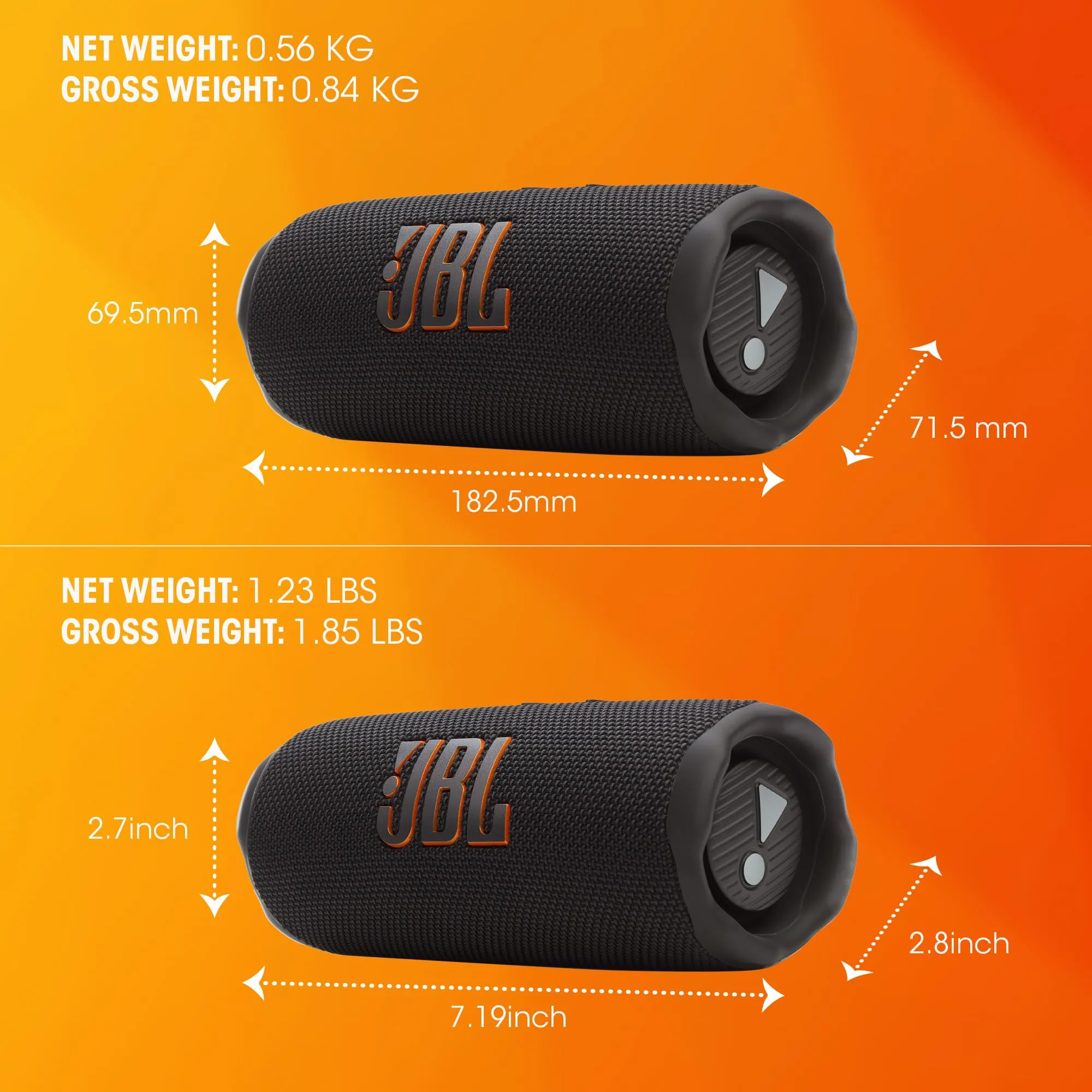 JBL Flip 7 Altoparlante Bluetooth Portatile Impermeabile, Rosa - immagine 6