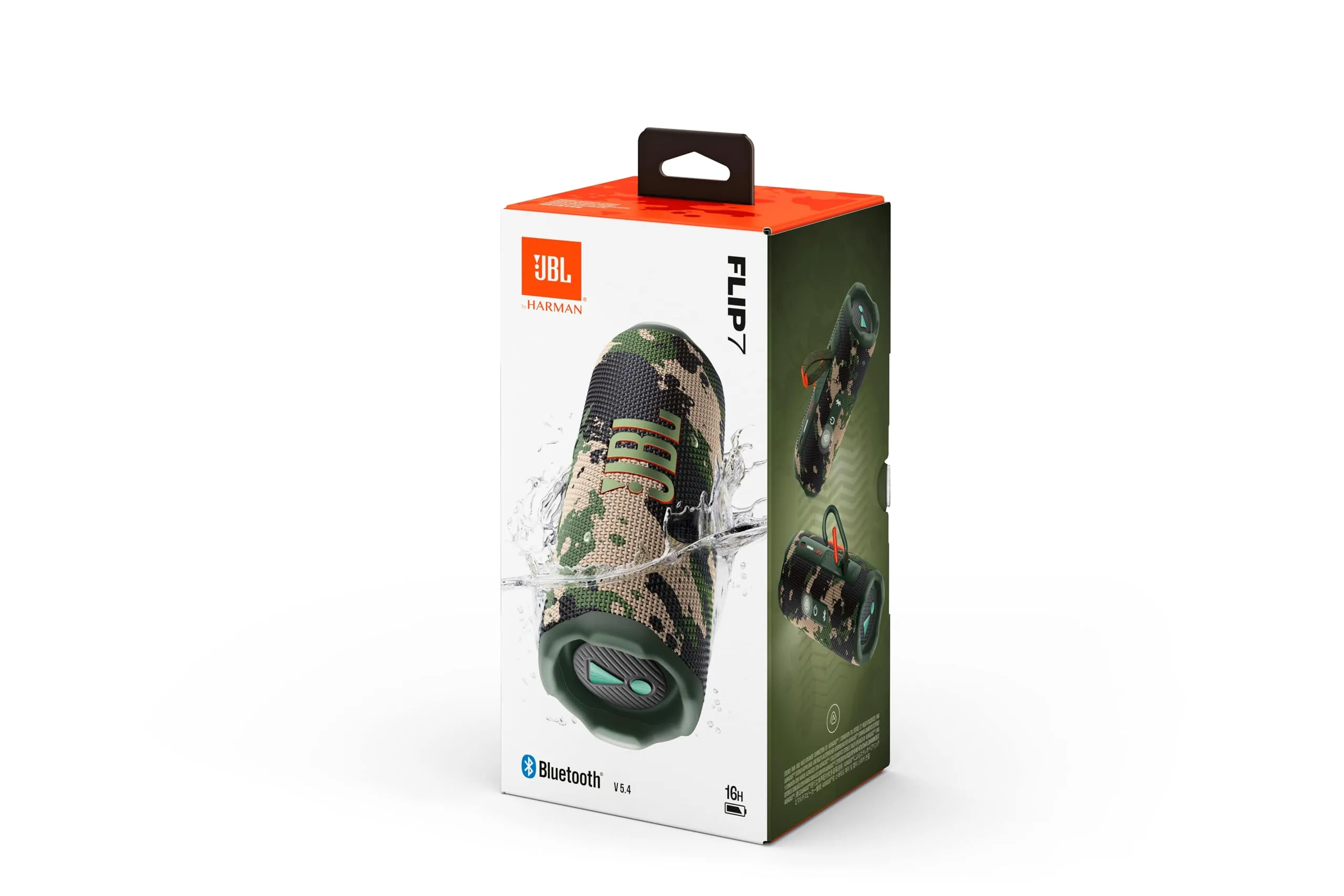 JBL Flip 7 Altoparlante Bluetooth Portatile Impermeabile, Mimetico - immagine 9