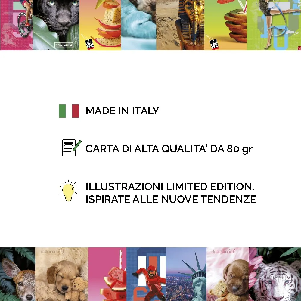 Pigna Quaderni Maxi A4 Electronic Games, Pack of 10 - immagine 3