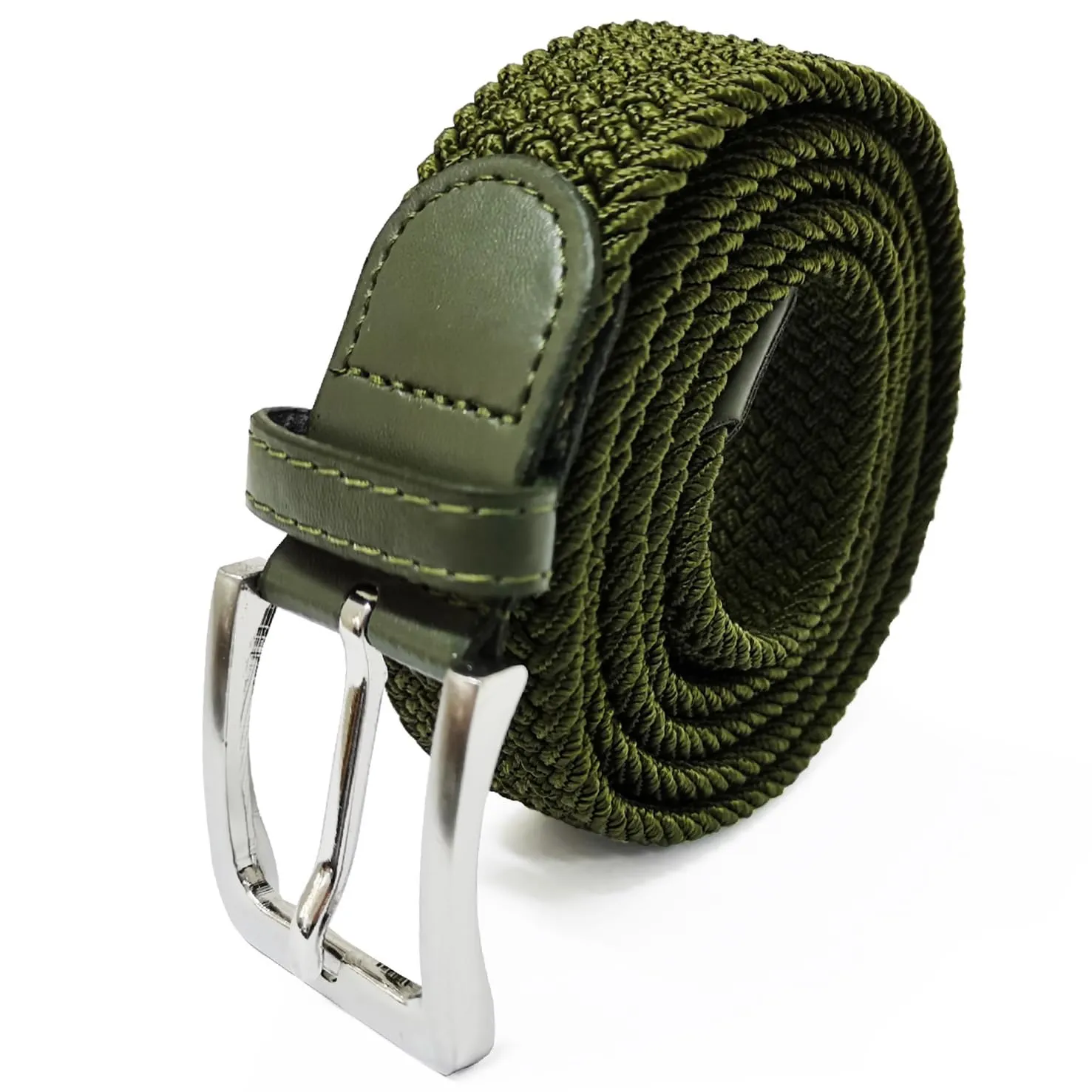 GLAMEXX24 Cintura Elastica Intrecciata Unisex Regolabile in Tessuto - immagine 1