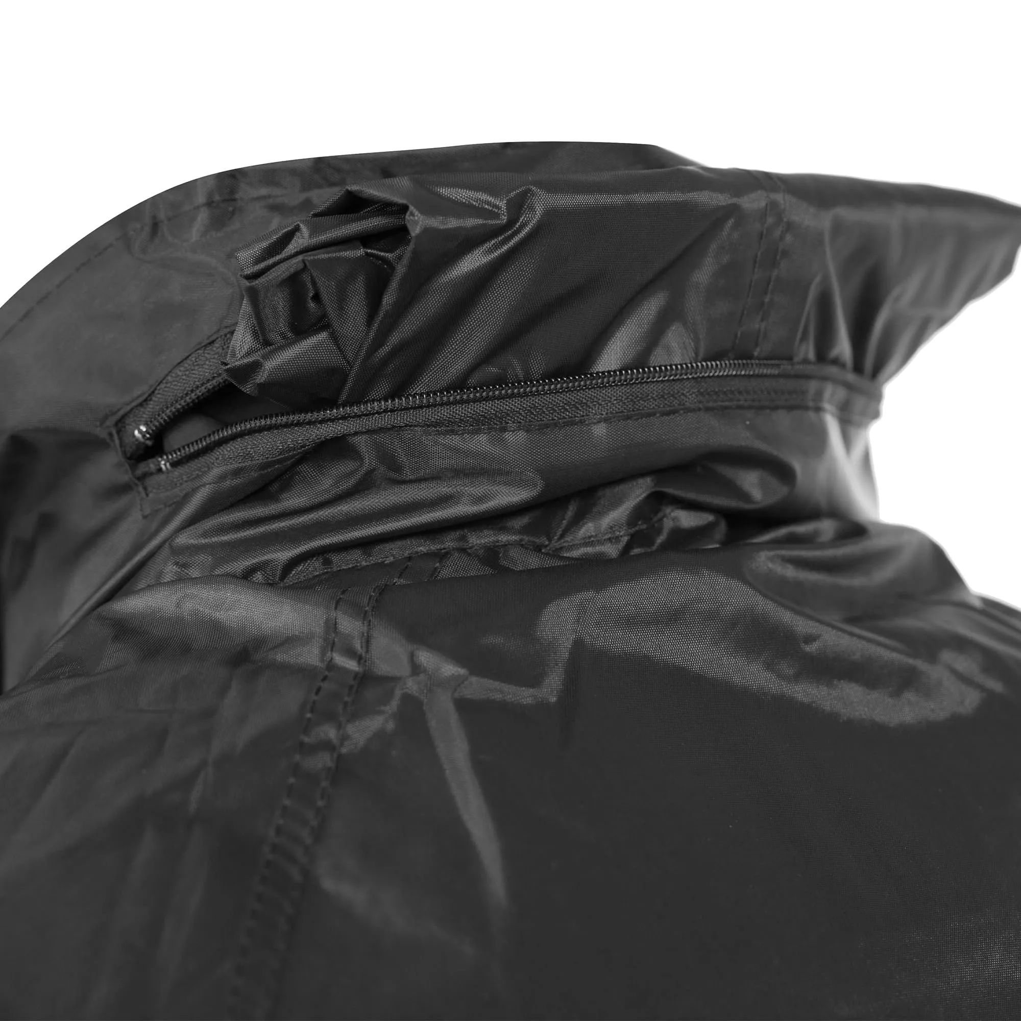 BWOLF Himalaya Tuta Antipioggia da Uomo, Giacca con Cappuccio e Pantaloni, Nero, XXXL - immagine 3