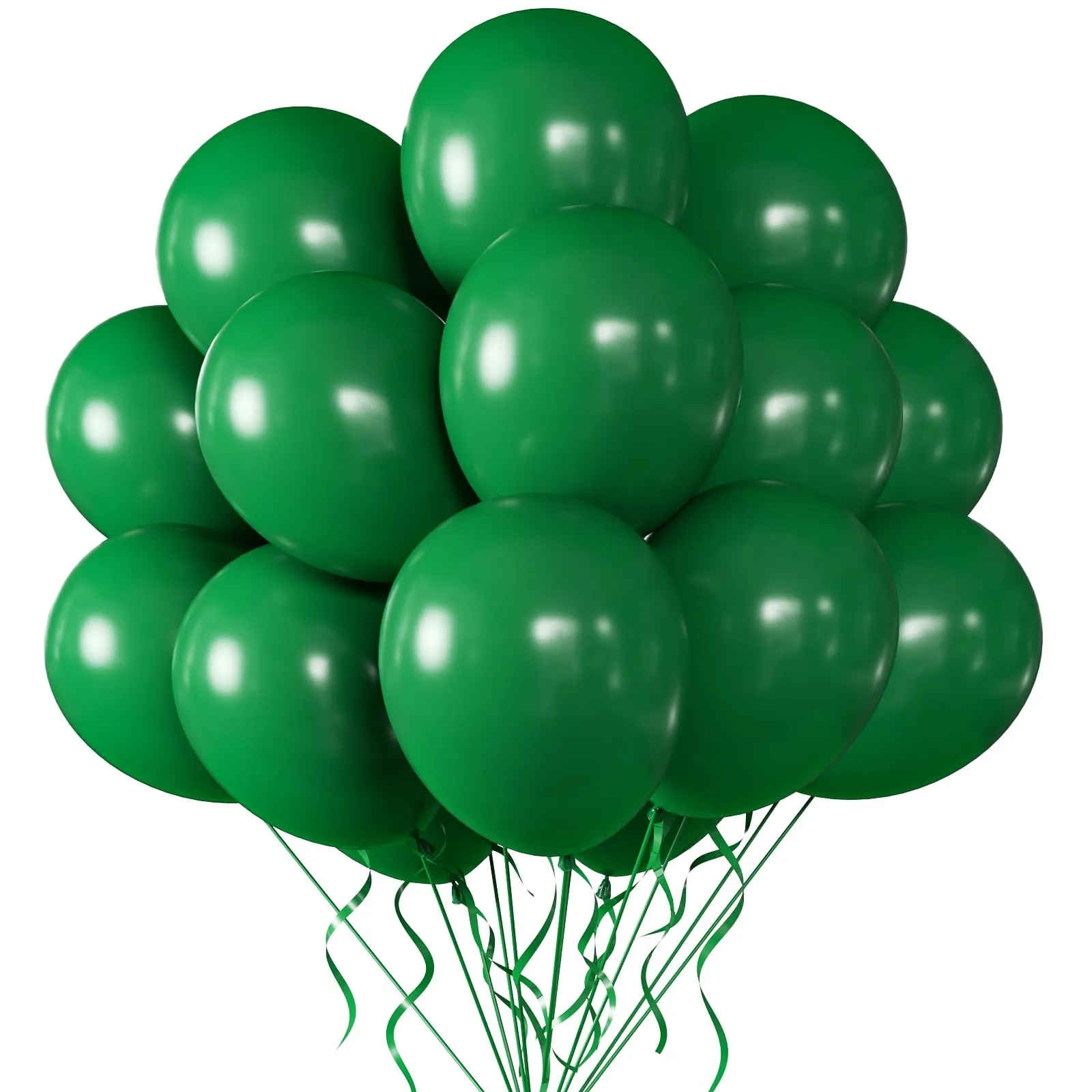 YEHNDA Palloncini in Lattice Verdi Scuro, 100 pezzi, 30 cm - immagine 1