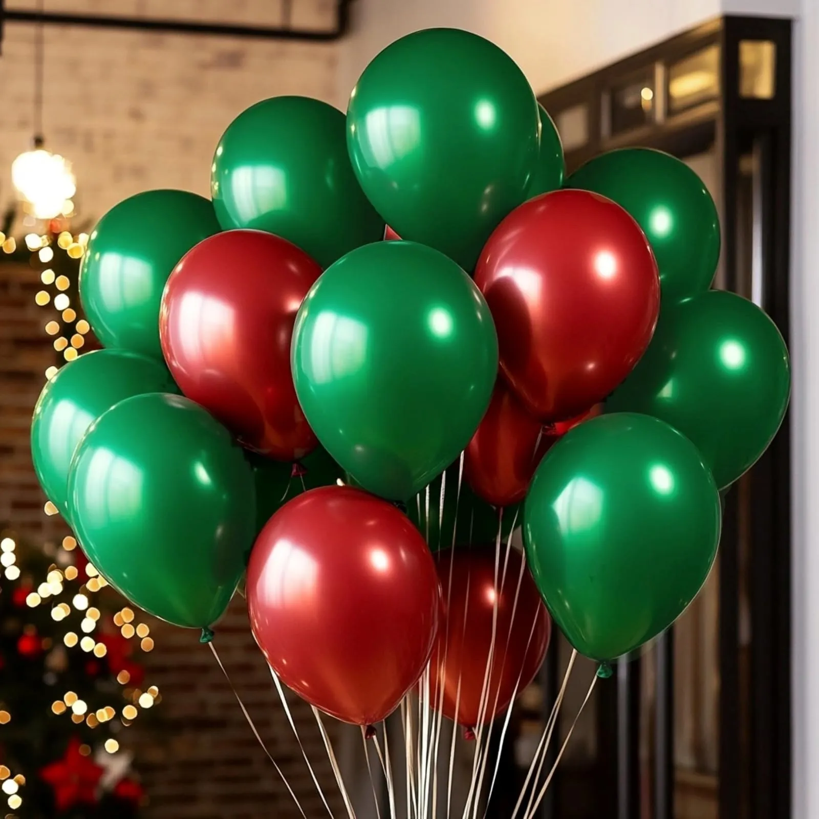YEHNDA Palloncini in Lattice Verdi Scuro, 100 pezzi, 30 cm - immagine 8