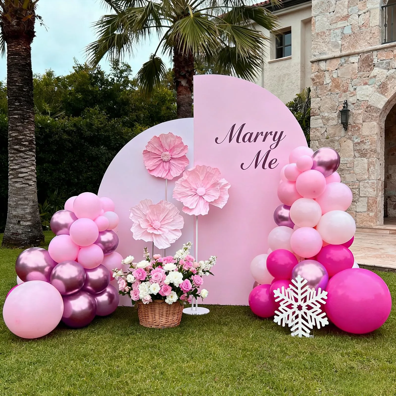 Yehnda Palloncini in Lattice Rosa, 100 Pezzi, 30 cm - immagine 4