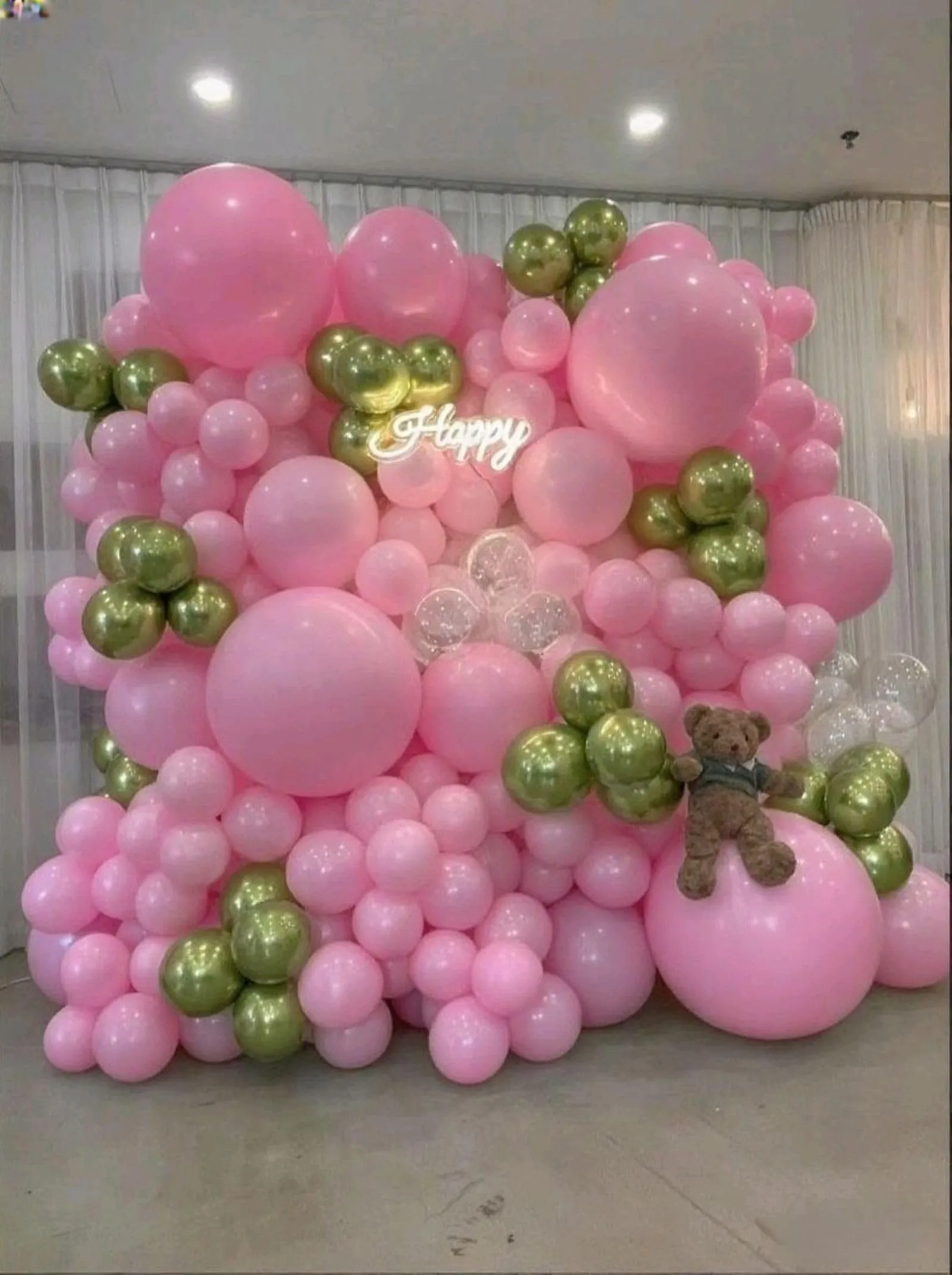 Yehnda Palloncini in Lattice Rosa, 100 Pezzi, 30 cm - immagine 7
