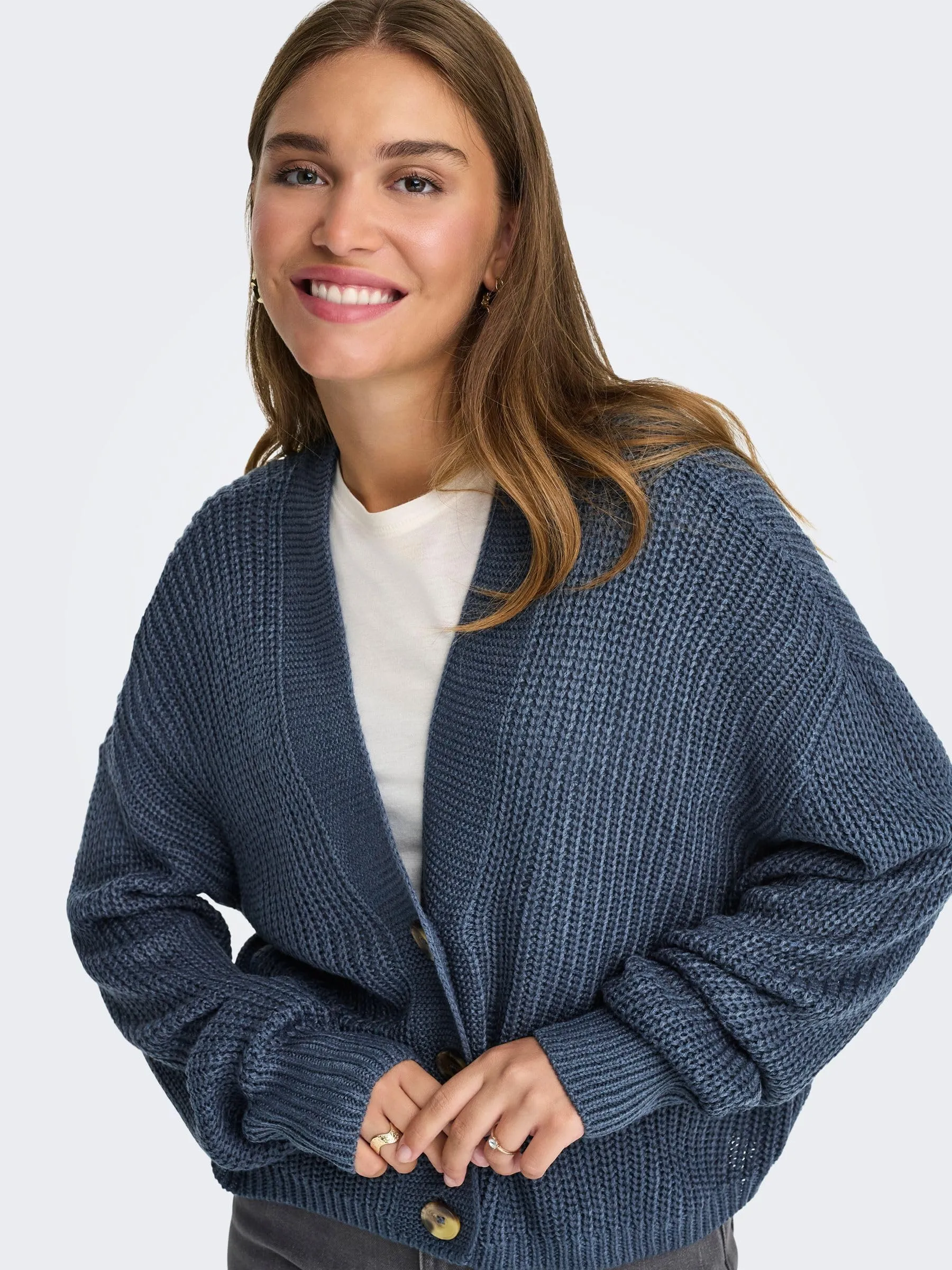 ONLY Onlcarol Cardigan Vintage Indigo M - immagine 3