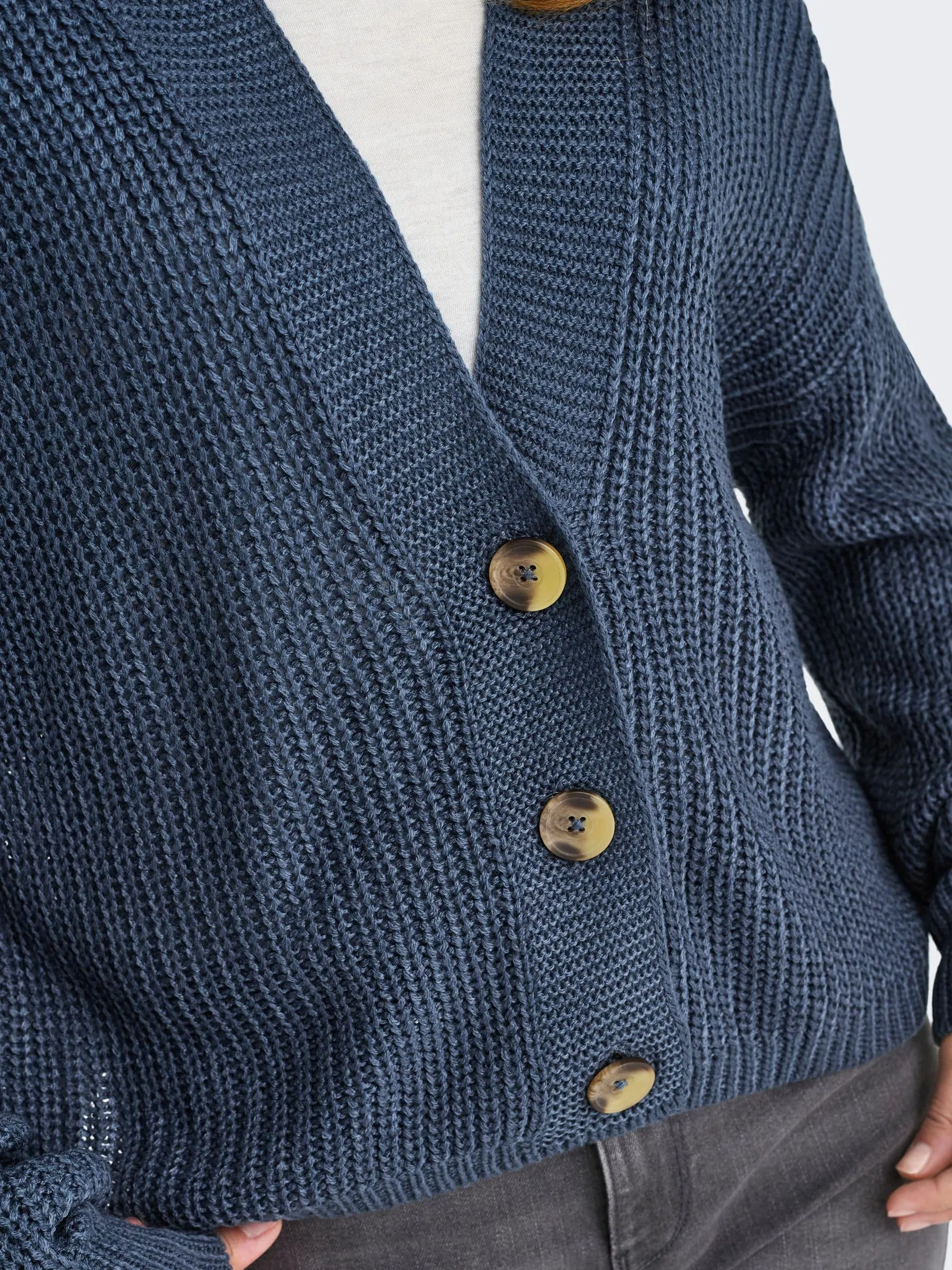 ONLY Onlcarol Cardigan Vintage Indigo M - immagine 7