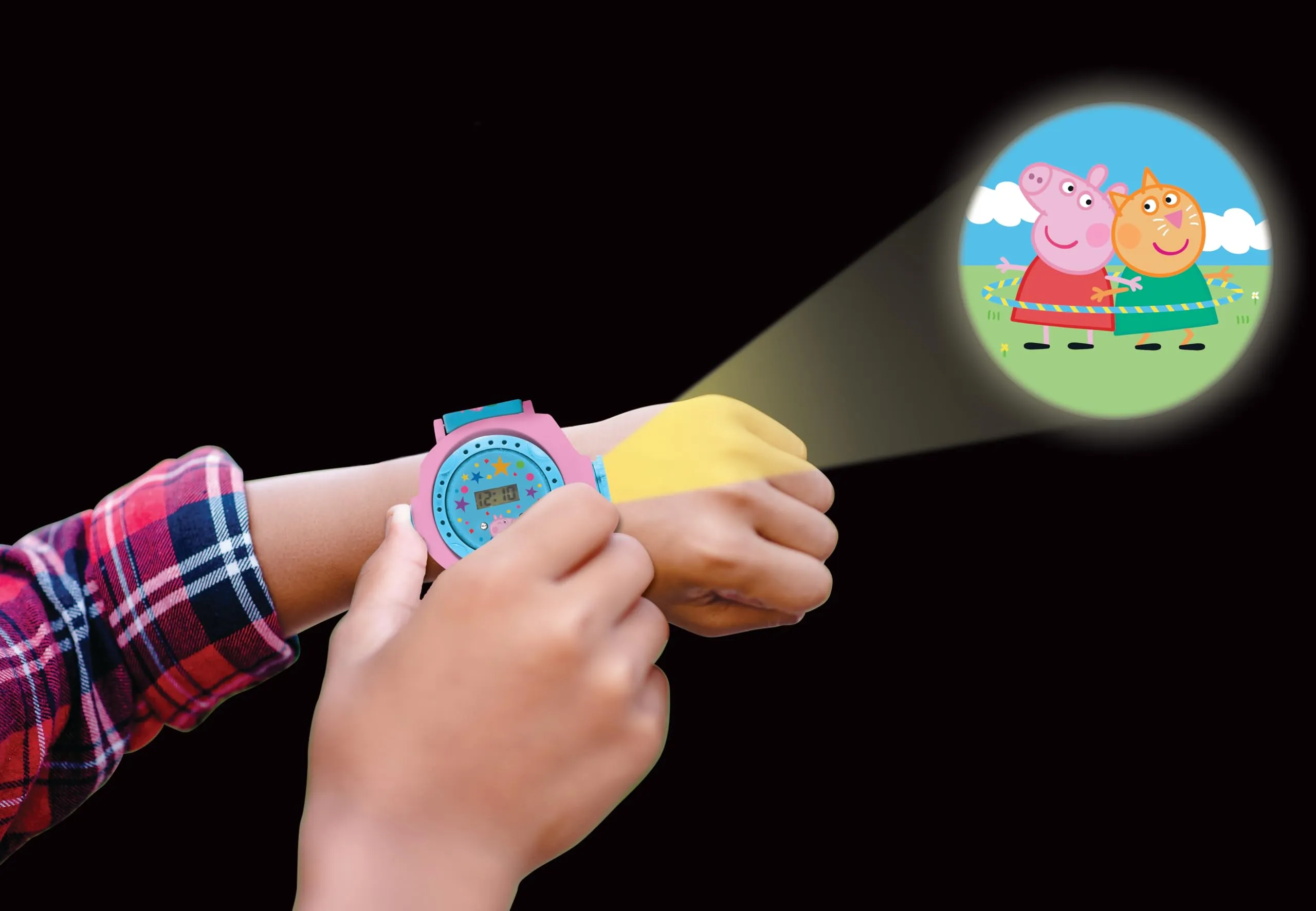 Lexibook Peppa Pig Orologio da Polso Proiettore con Schermo Digitale DMW050PP - immagine 4