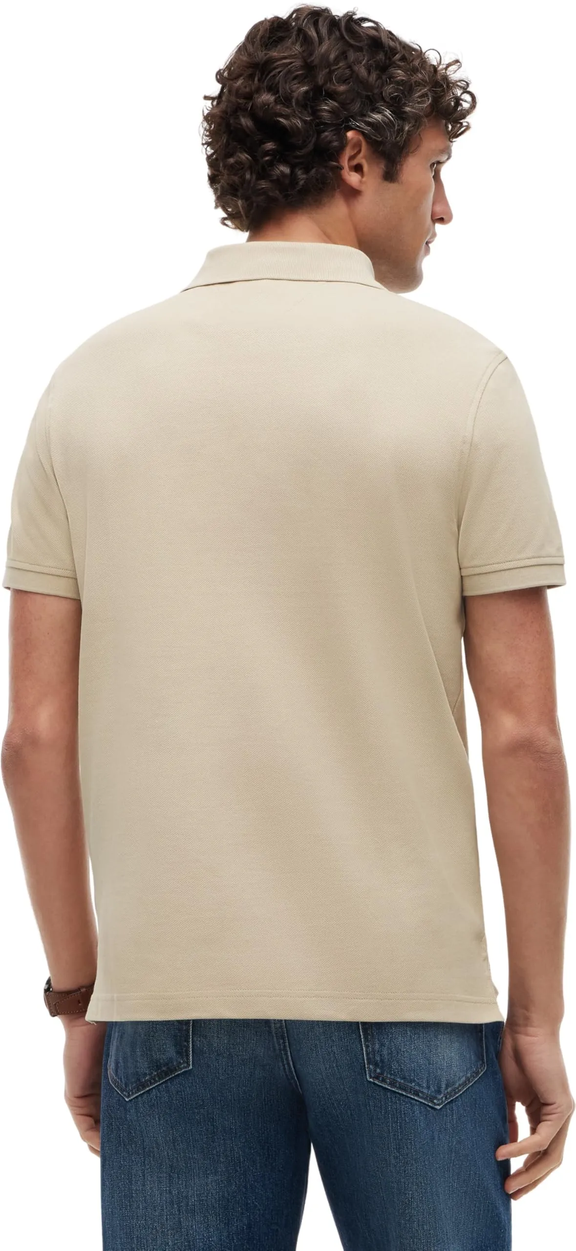 Tommy Hilfiger T-Shirt Uomo MW0MW17770 Khaki Sandalwood - immagine 2