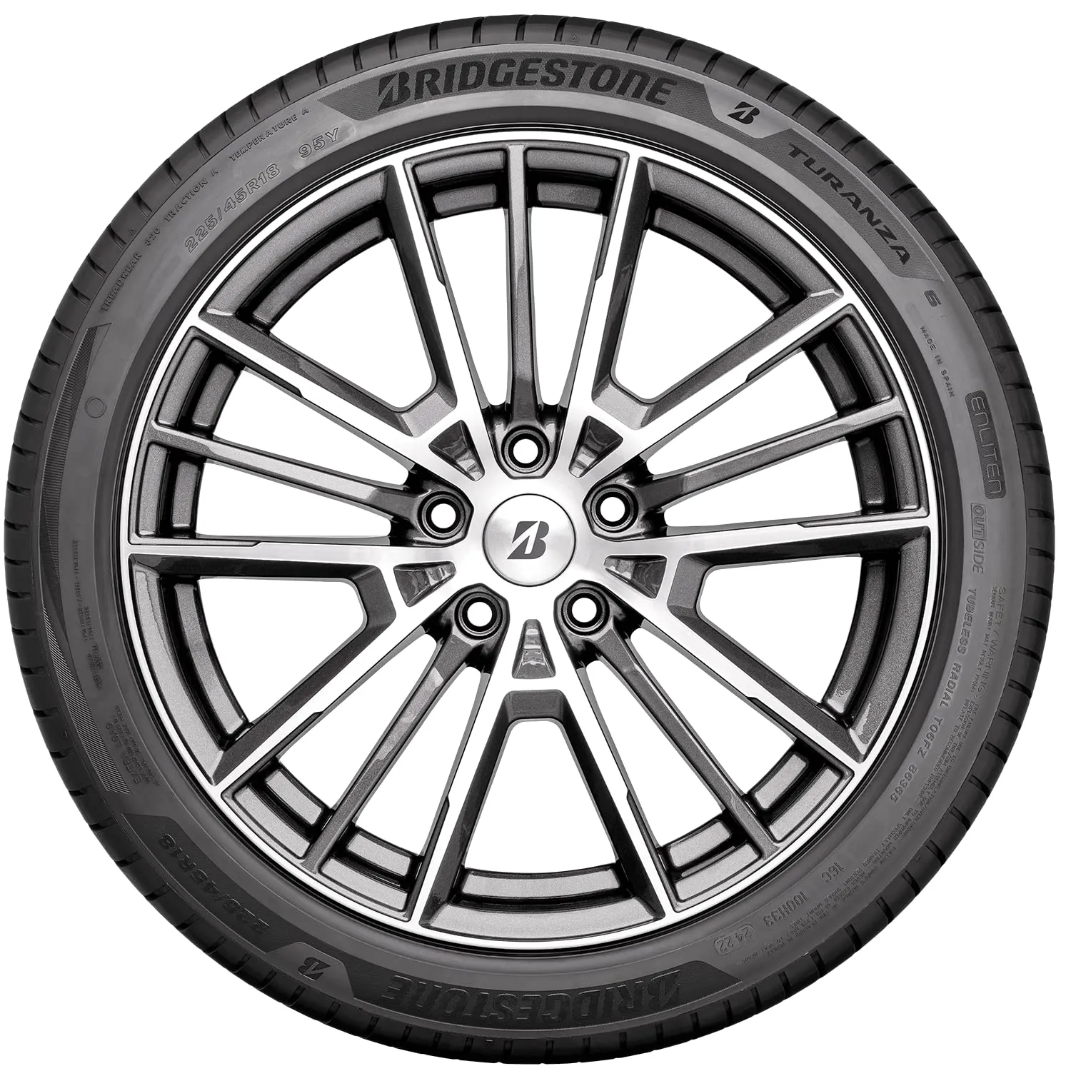 Bridgestone Turanza 6 Enliten 245/35 R20 98Y XL Summer Tyres - immagine 2