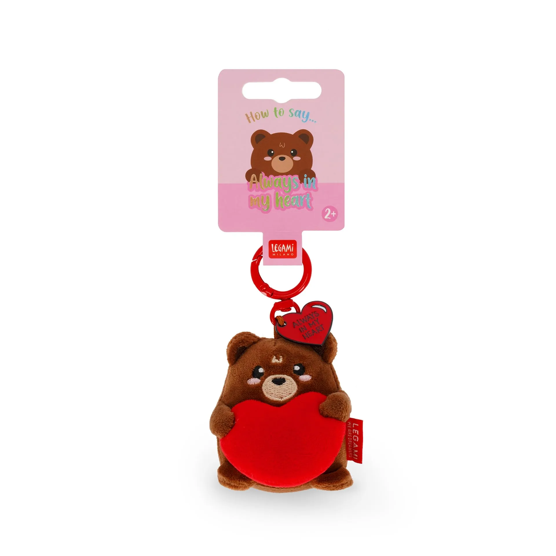 Legami Portachiavi Super Soft Teddy Bear, 7x11 cm - immagine 7