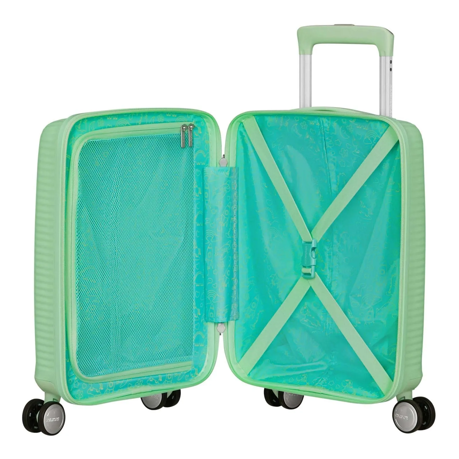 American Tourister Soundbox Mini Trolley, 47 cm, Verde Pastello - immagine 7