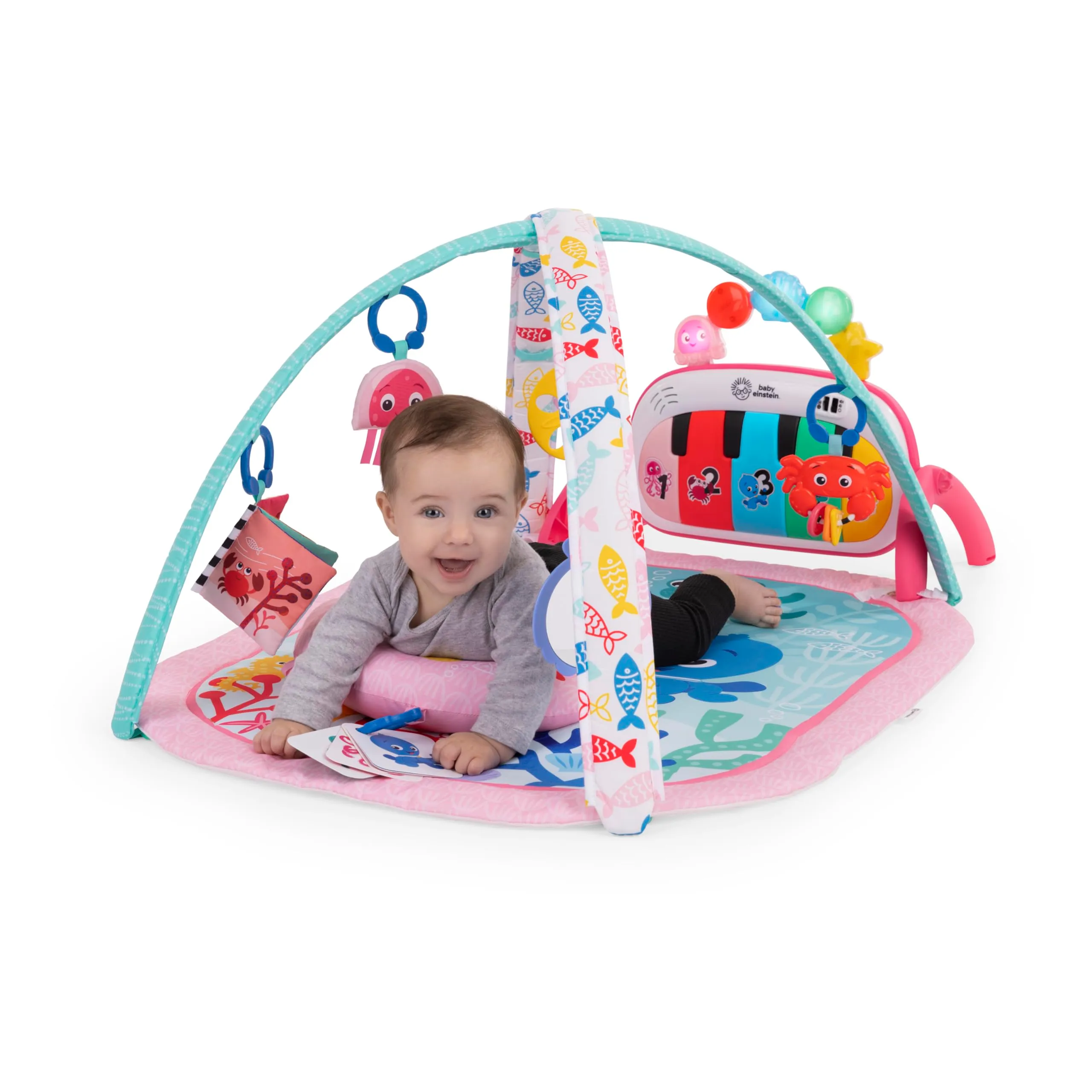 Baby Einstein Palestrina Musicale Ocean Explorers 4in1 Jellyfish Jamboree, Rosa - immagine 4
