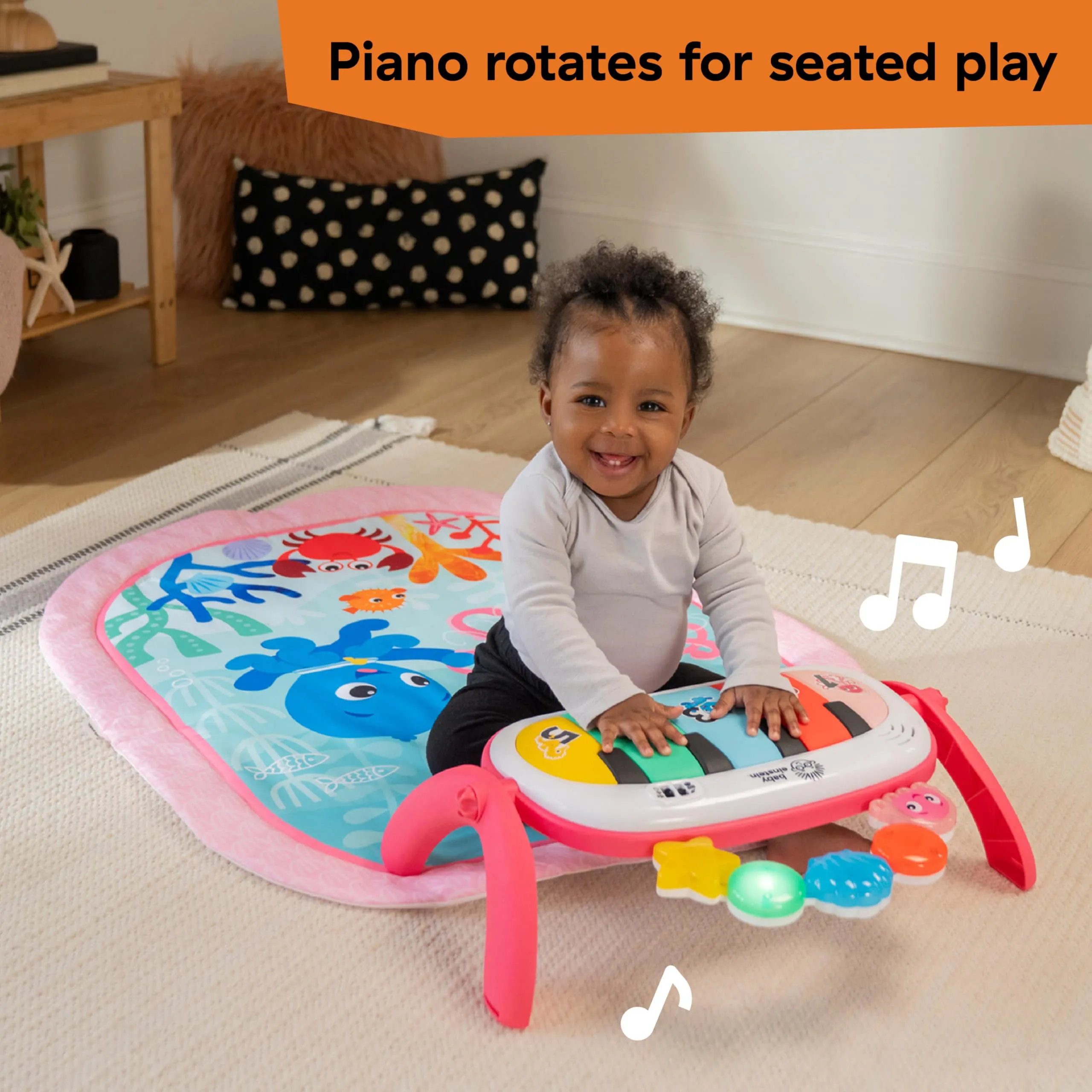 Baby Einstein Palestrina Musicale Ocean Explorers 4in1 Jellyfish Jamboree, Rosa - immagine 9