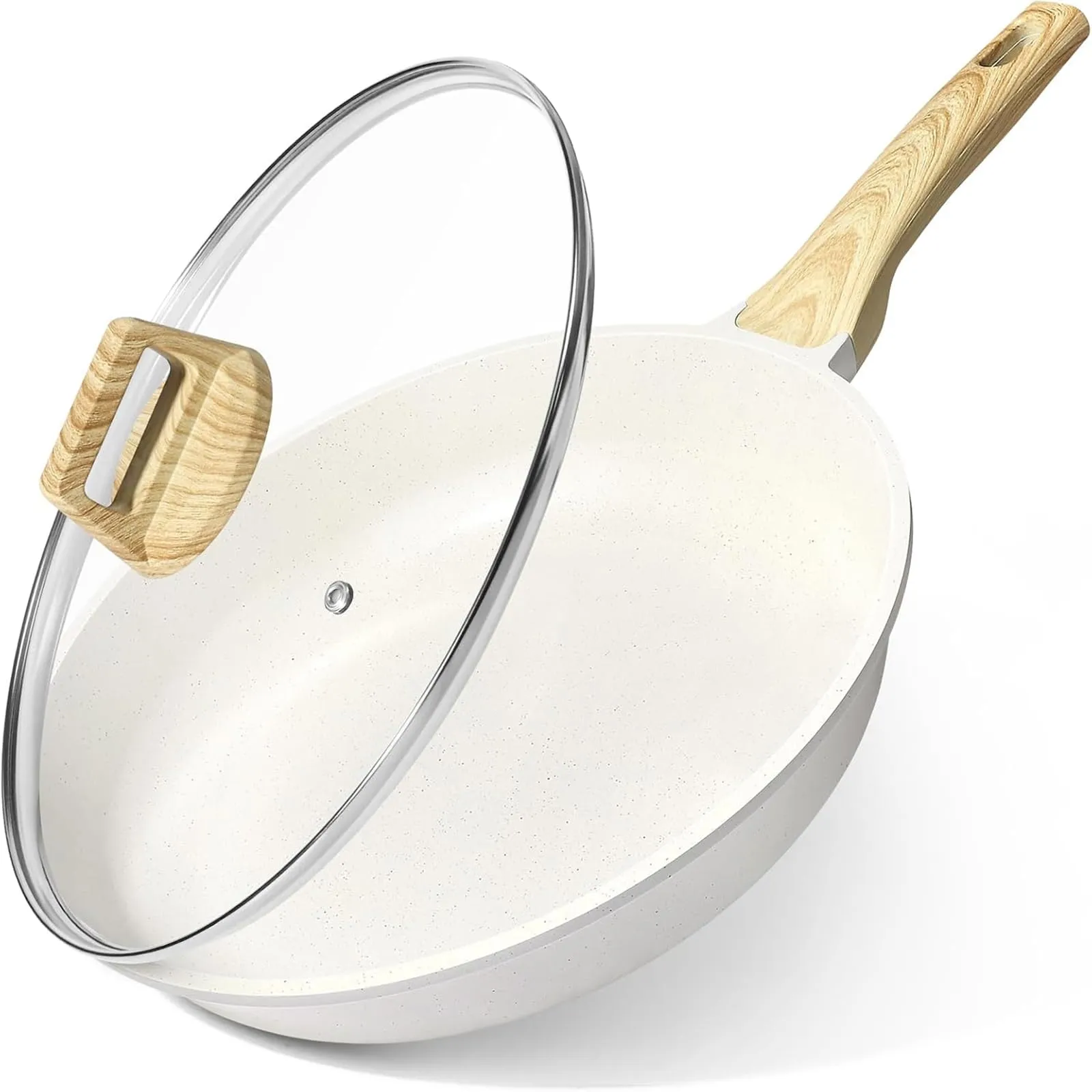 GiPP Padella Antiaderente con Coperchio, 24 cm, Compatibile con Induzione - immagine 1