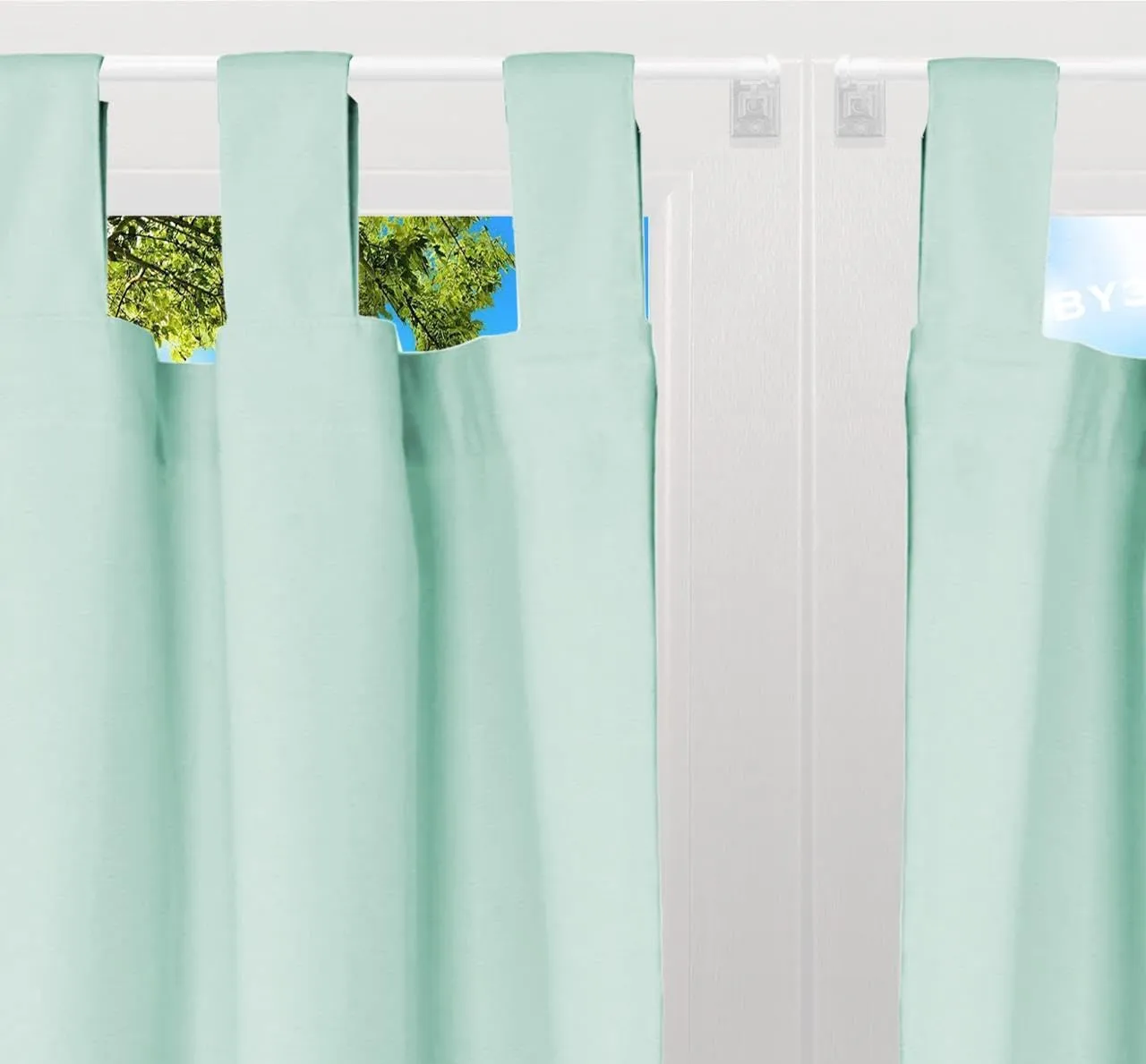 Byour3 Supporti per Tende Senza Forare, Gancetti Trasparenti Regolabili per Bastoni a Pressione (Bianco, da 15 a 26mm), Set 4 pz - immagine 9