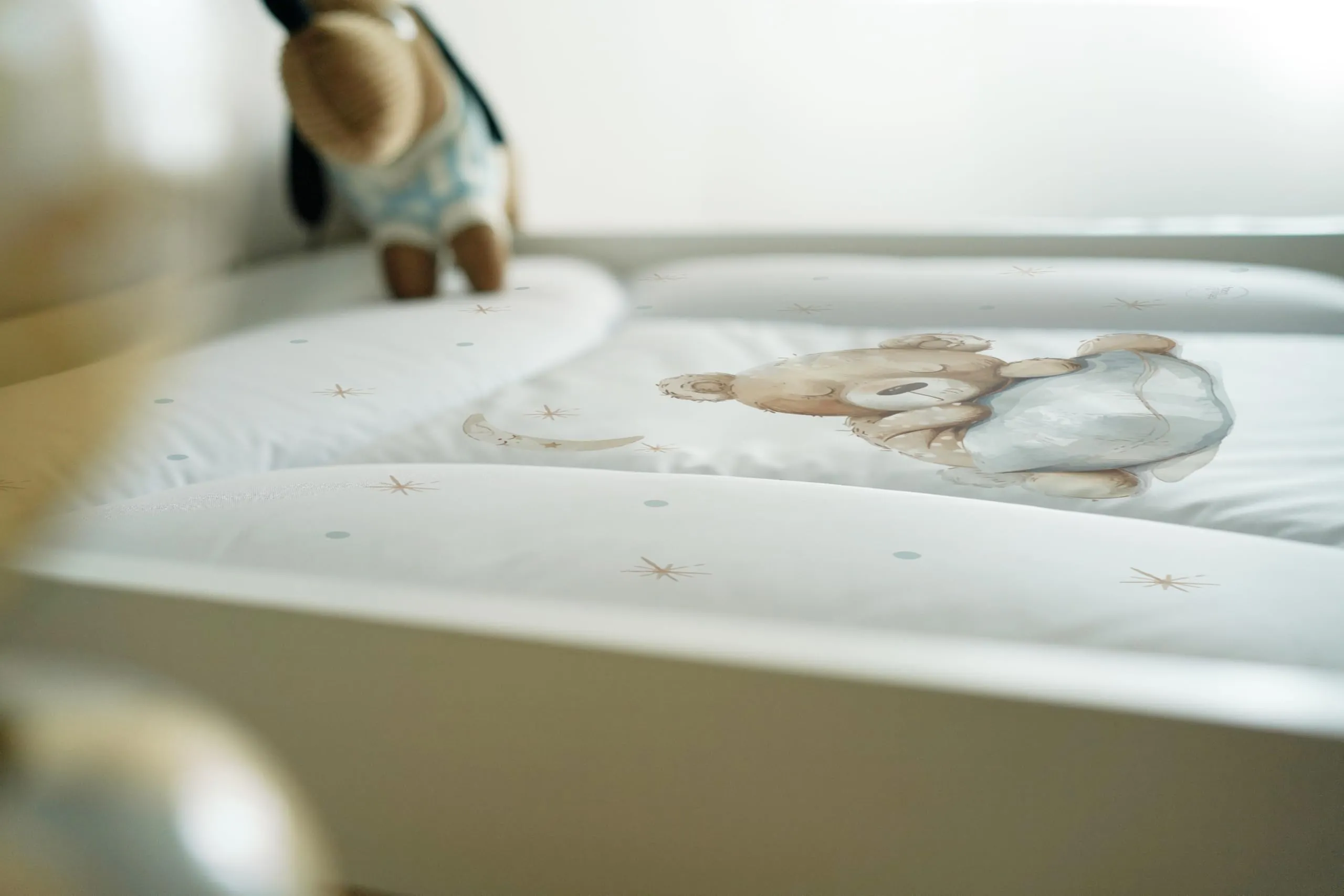 Ceba Baby Fasciatoio Materassino Lavabile e Impermeabile, Öko-Tex, 75x72 cm, Orso assonnato - immagine 8
