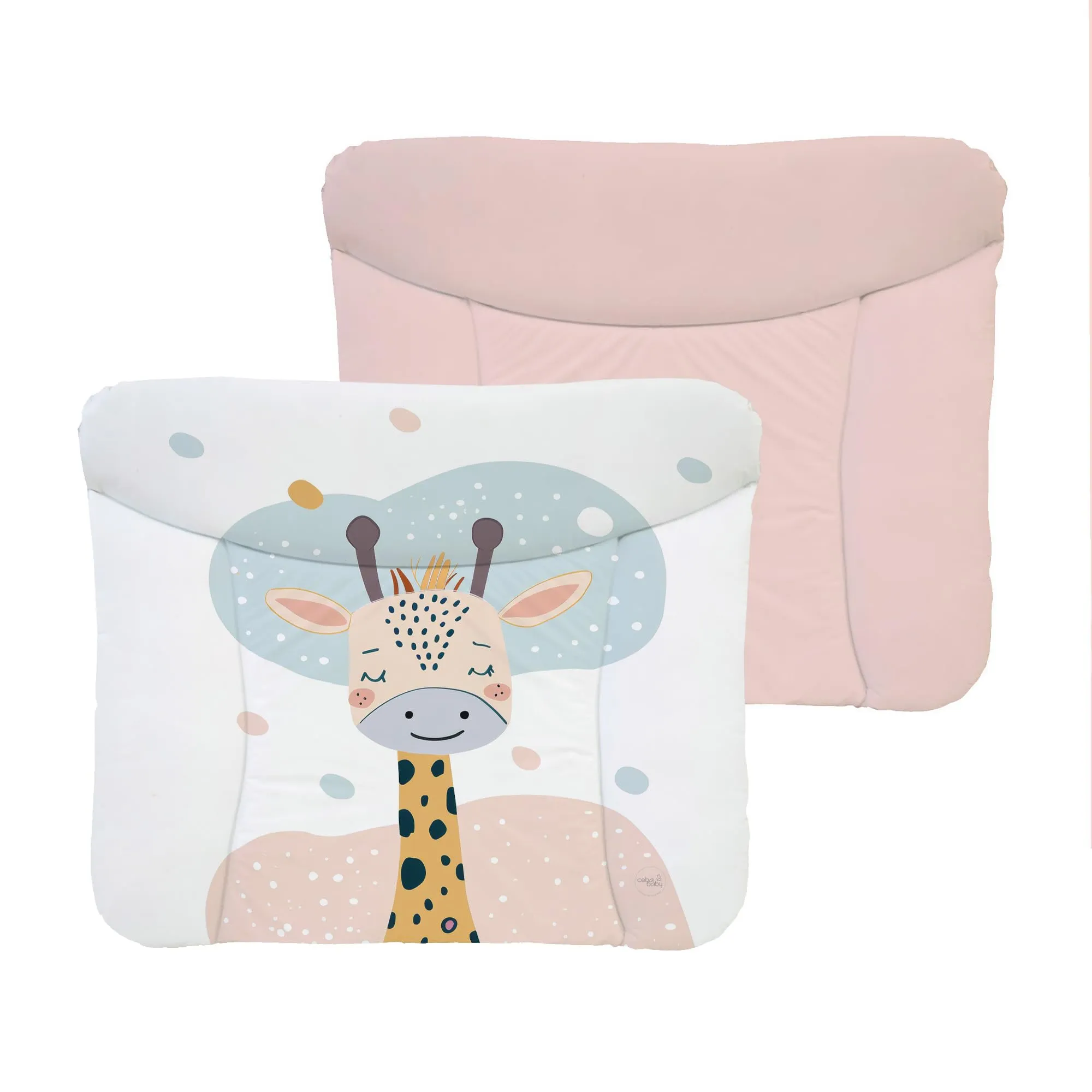 Ceba Baby Fasciatoio Materassino Lavabile e Impermeabile, Öko-Tex, 75x72 cm, Giraffa sognante - immagine 1