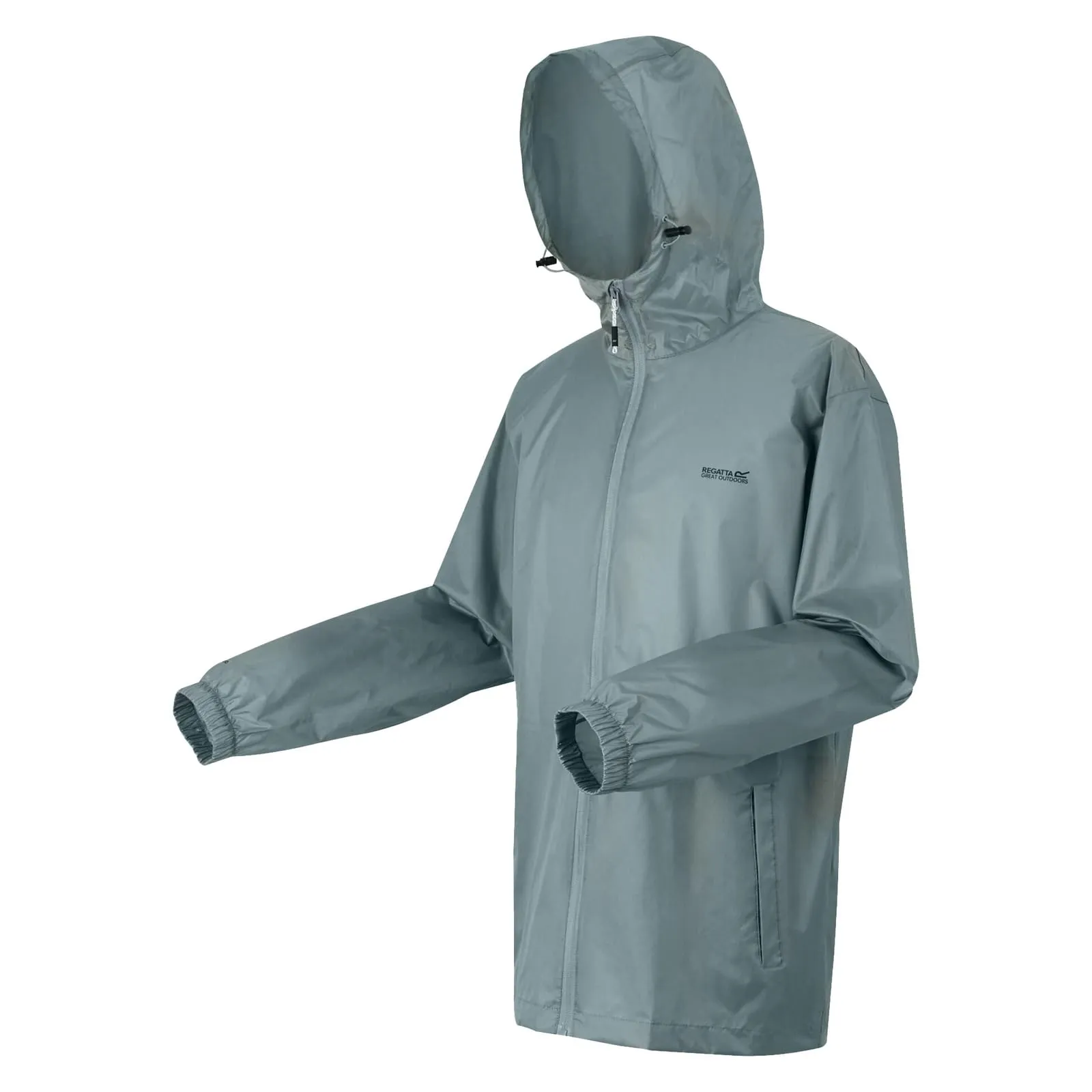 Regatta Pack It III Giacca Impermeabile e Traspirante Ripiegabile Blu Chiaro XXL - immagine 4