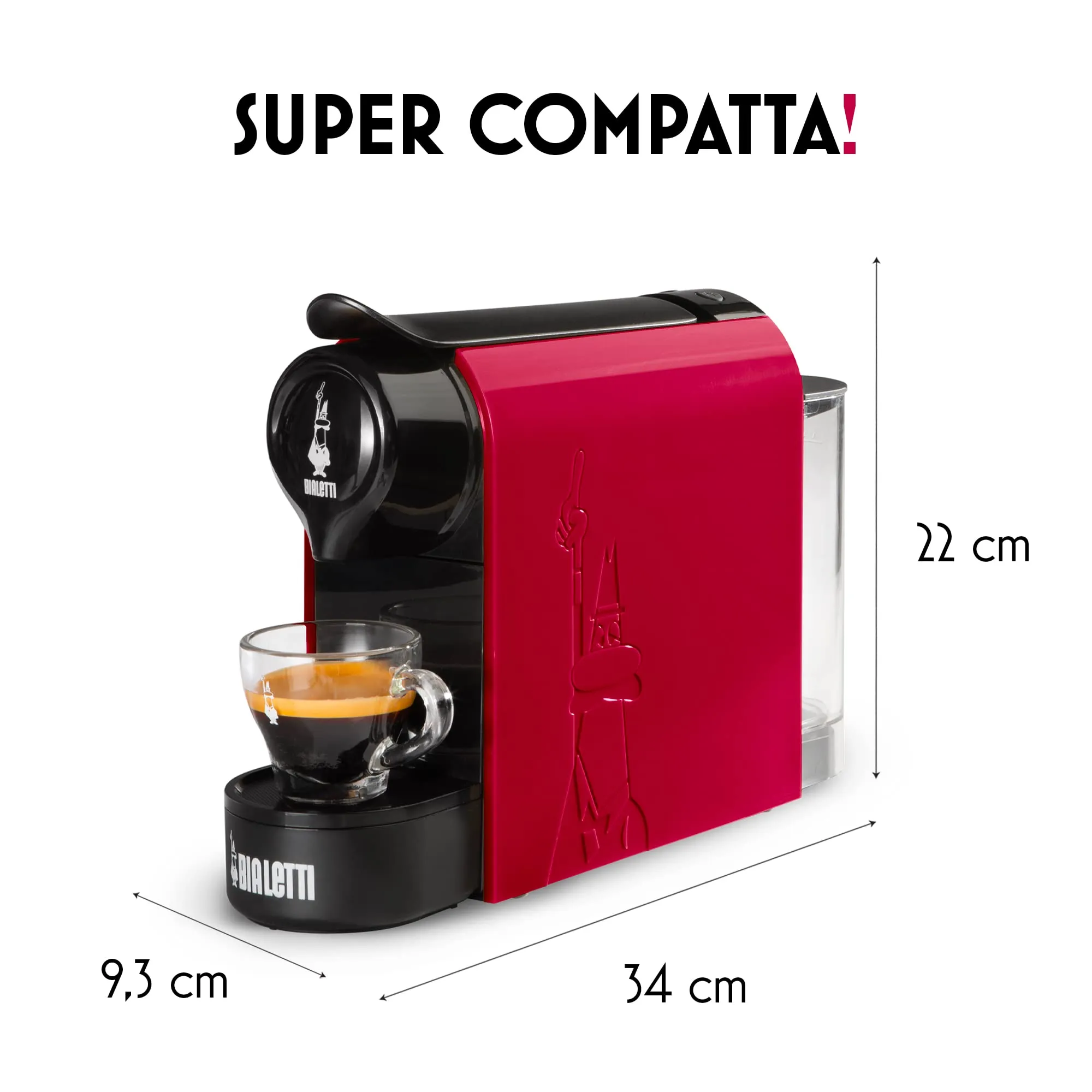 Bialetti Gioia Macchina Caffè Espresso, Rosso - immagine 5