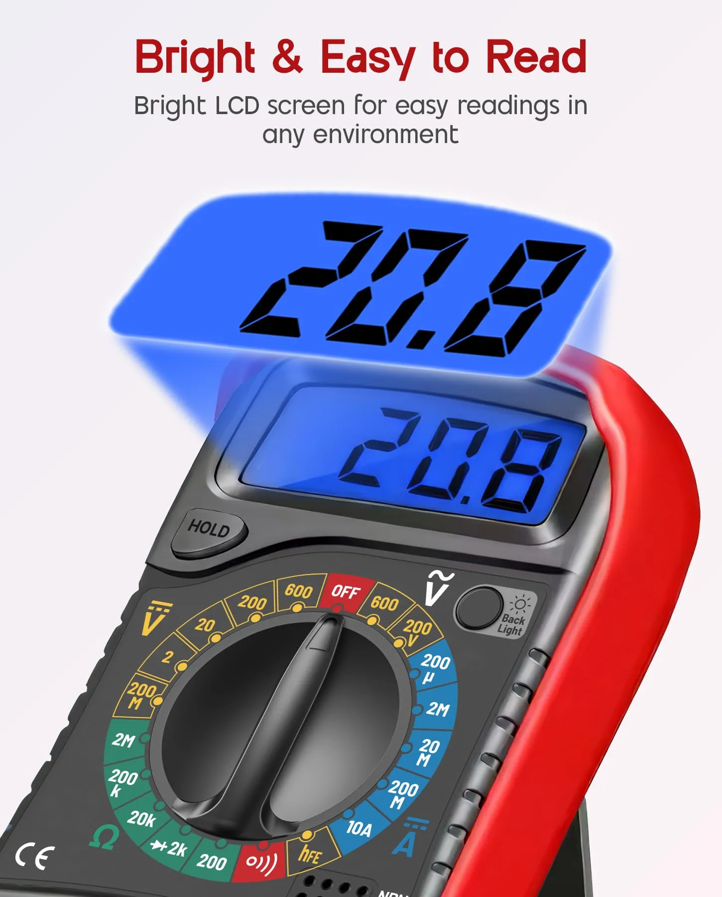 ULTRICS Multimètre Numérique Professionnel DC/AC - immagine 5