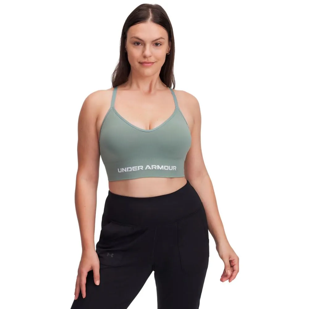 Under Armour Vanish Seamless Low Bra - Verde, M - immagine 2