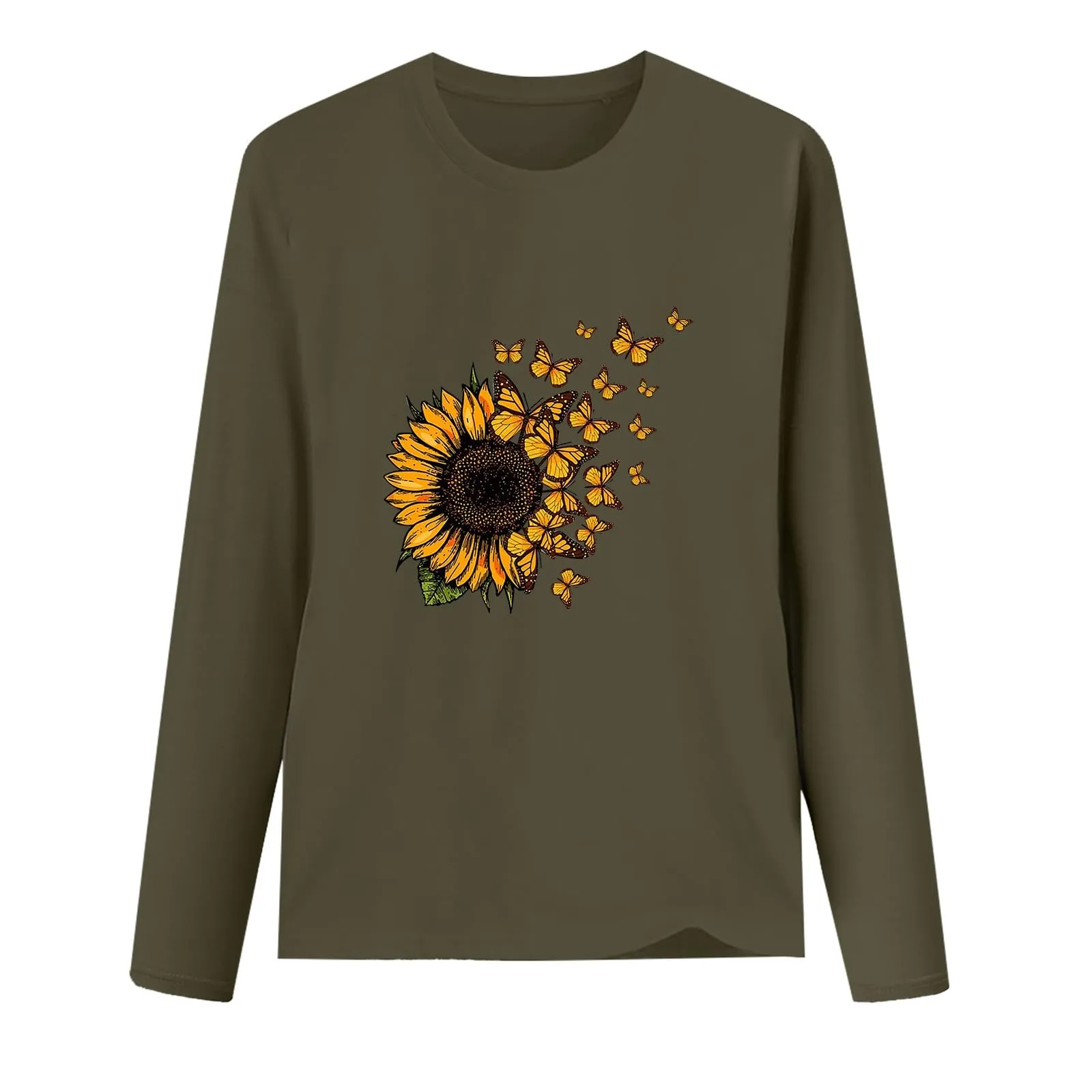 Uwdiohq Maglietta Donna Maniche Tre Quarti XL - immagine 2