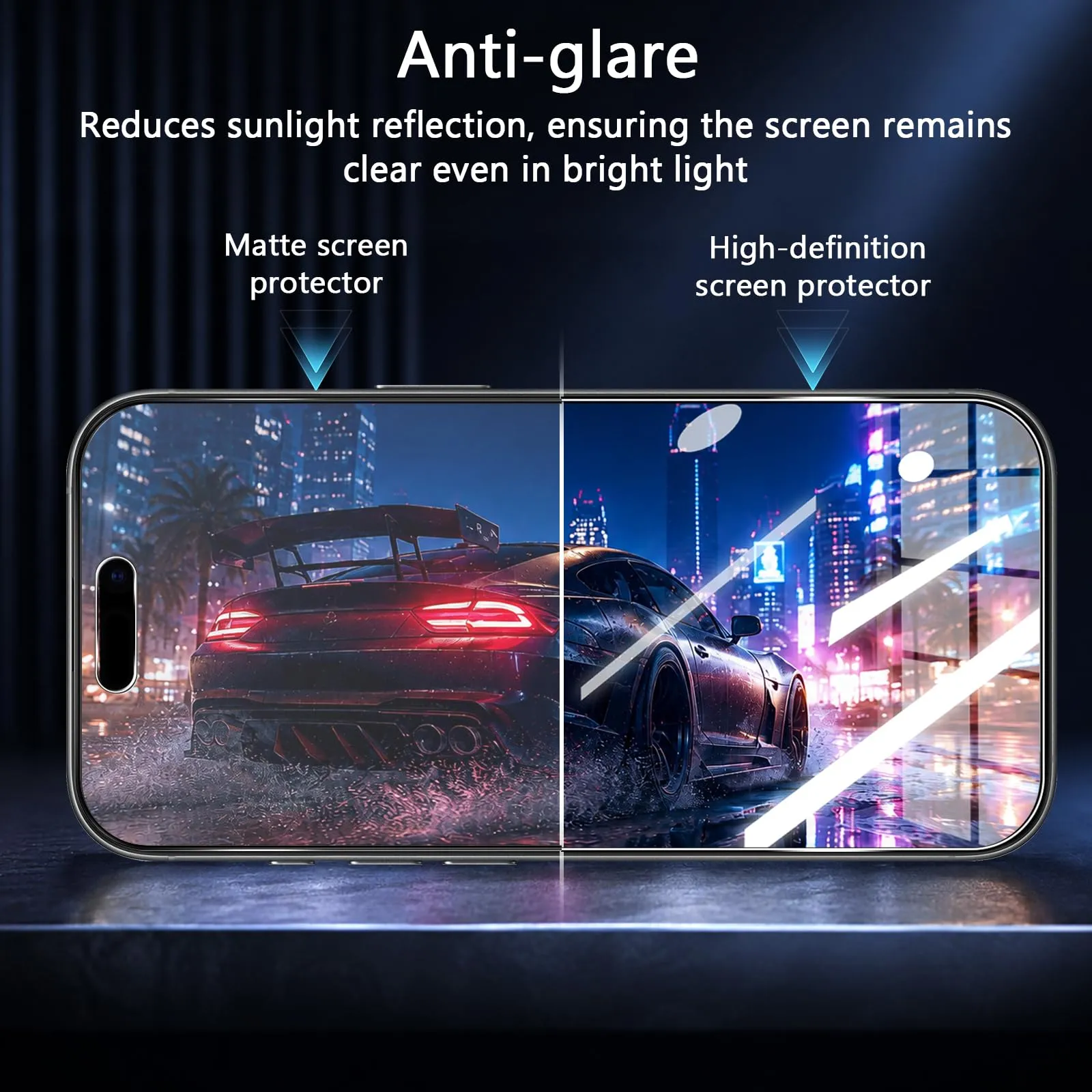 ELYCO Vetro Temperato Opaco per iPhone 17, 2 Pezzi - immagine 2