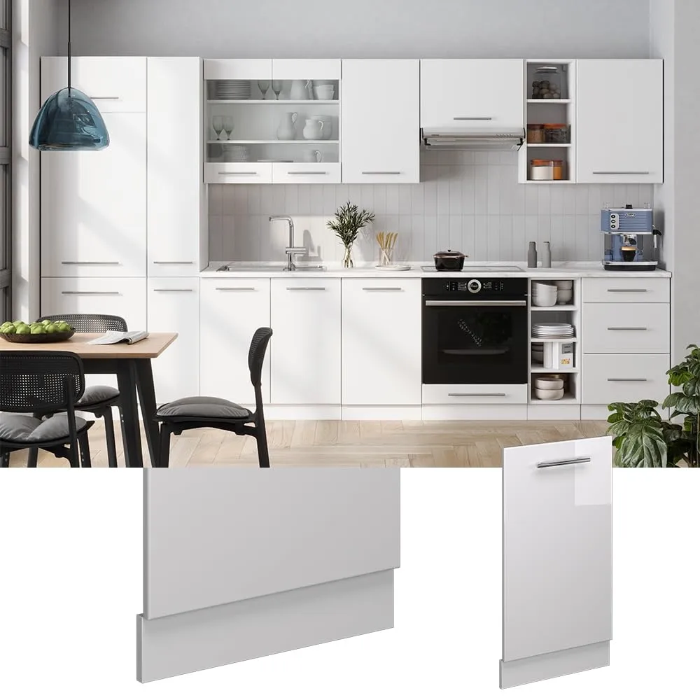 Vicco Fame-Line Frontale Lavastoviglie Bianco Lucido 45 cm - immagine 2