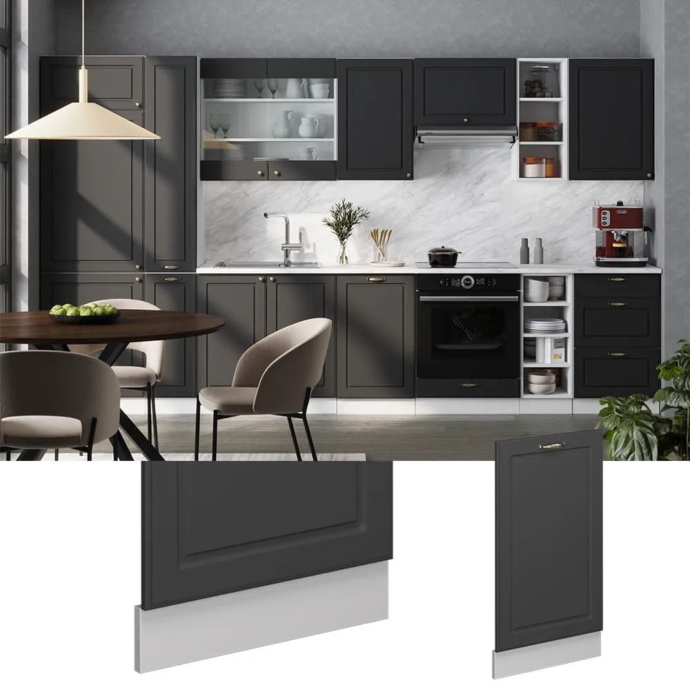 Vicco Frontale Lavastoviglie Fame-Line Antracite-Oro 45 cm - immagine 2