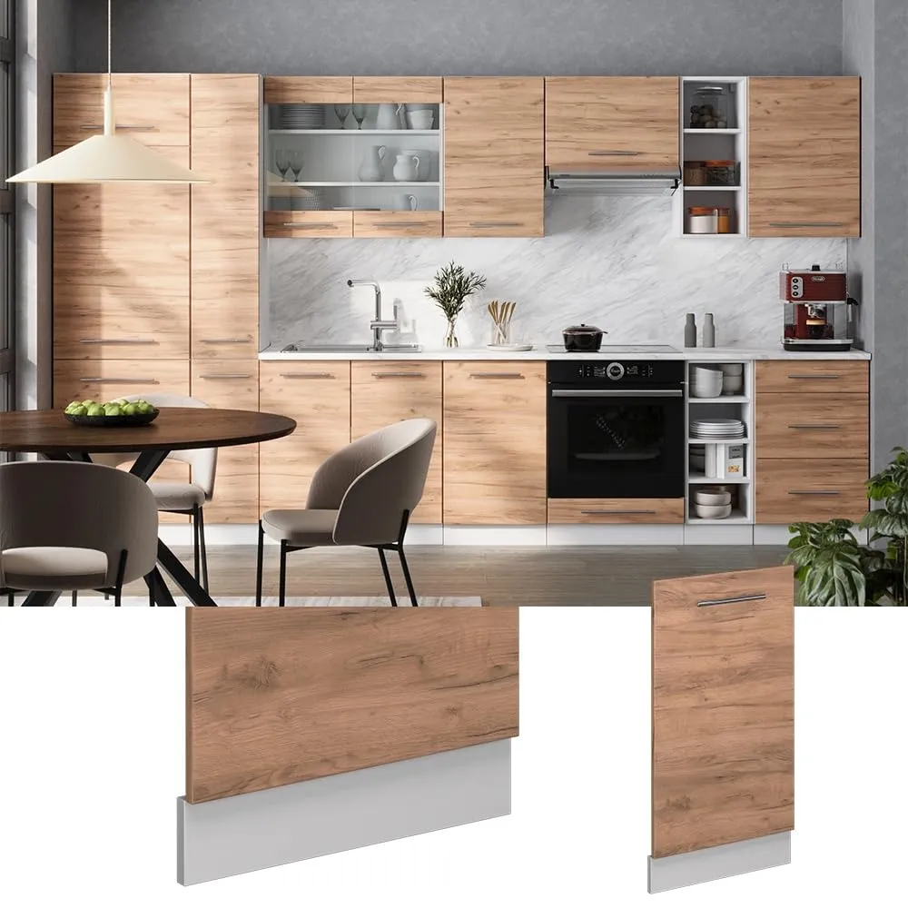 Vicco Frontale Lavastoviglie Fame-Line Rovere Dorato 45 cm - immagine 2