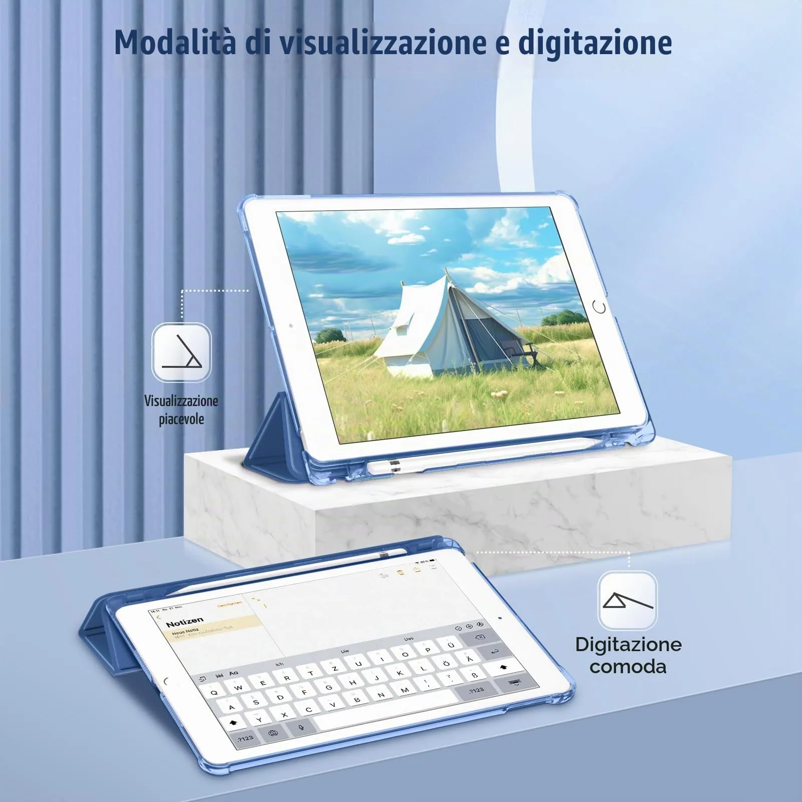 FINTIE Cover per iPad 10.2 Pollici (9a/8a/7a Generazione, 2021/2020/2019) - immagine 4