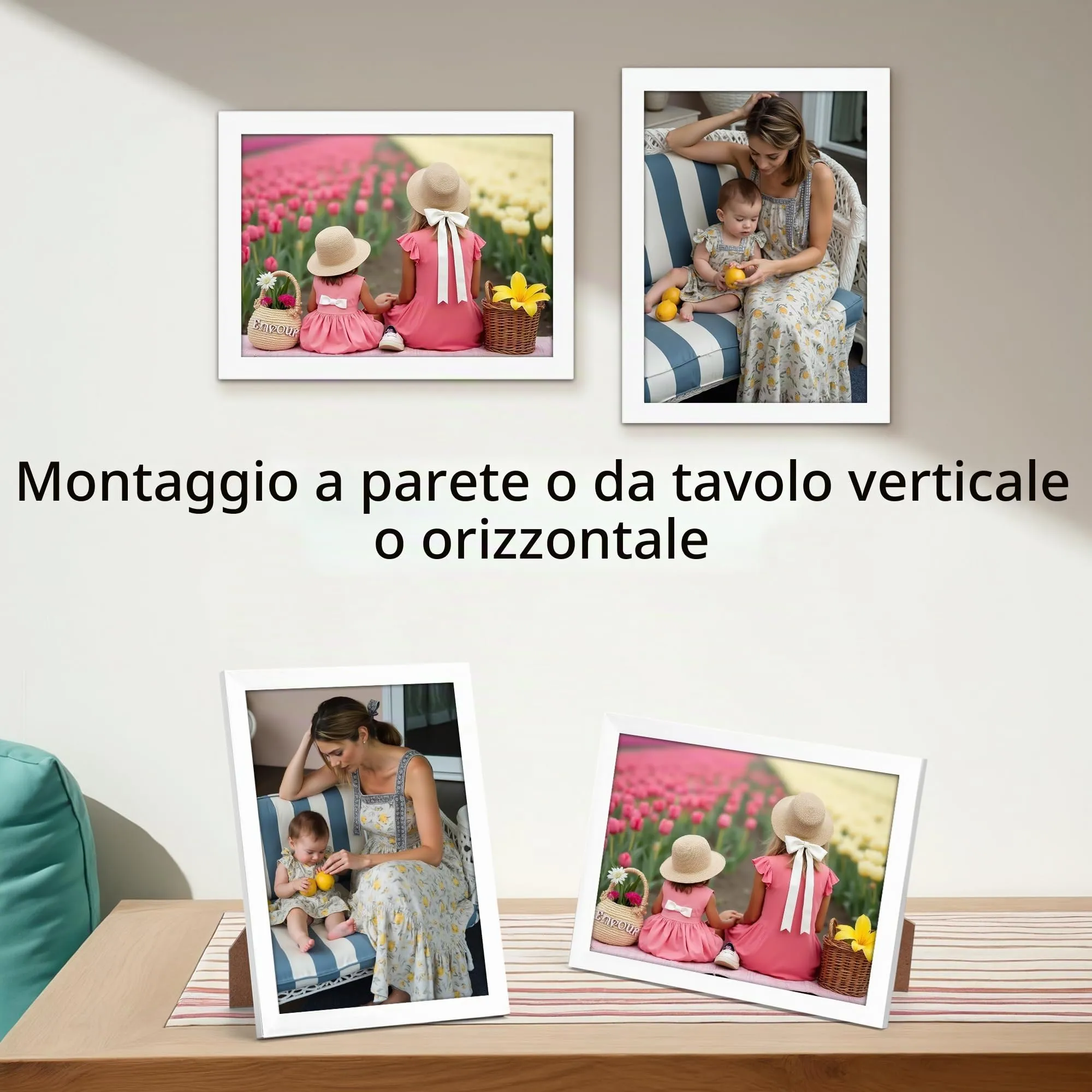 Ditwis Cornice Bianca per Foto 13x18 cm - immagine 5